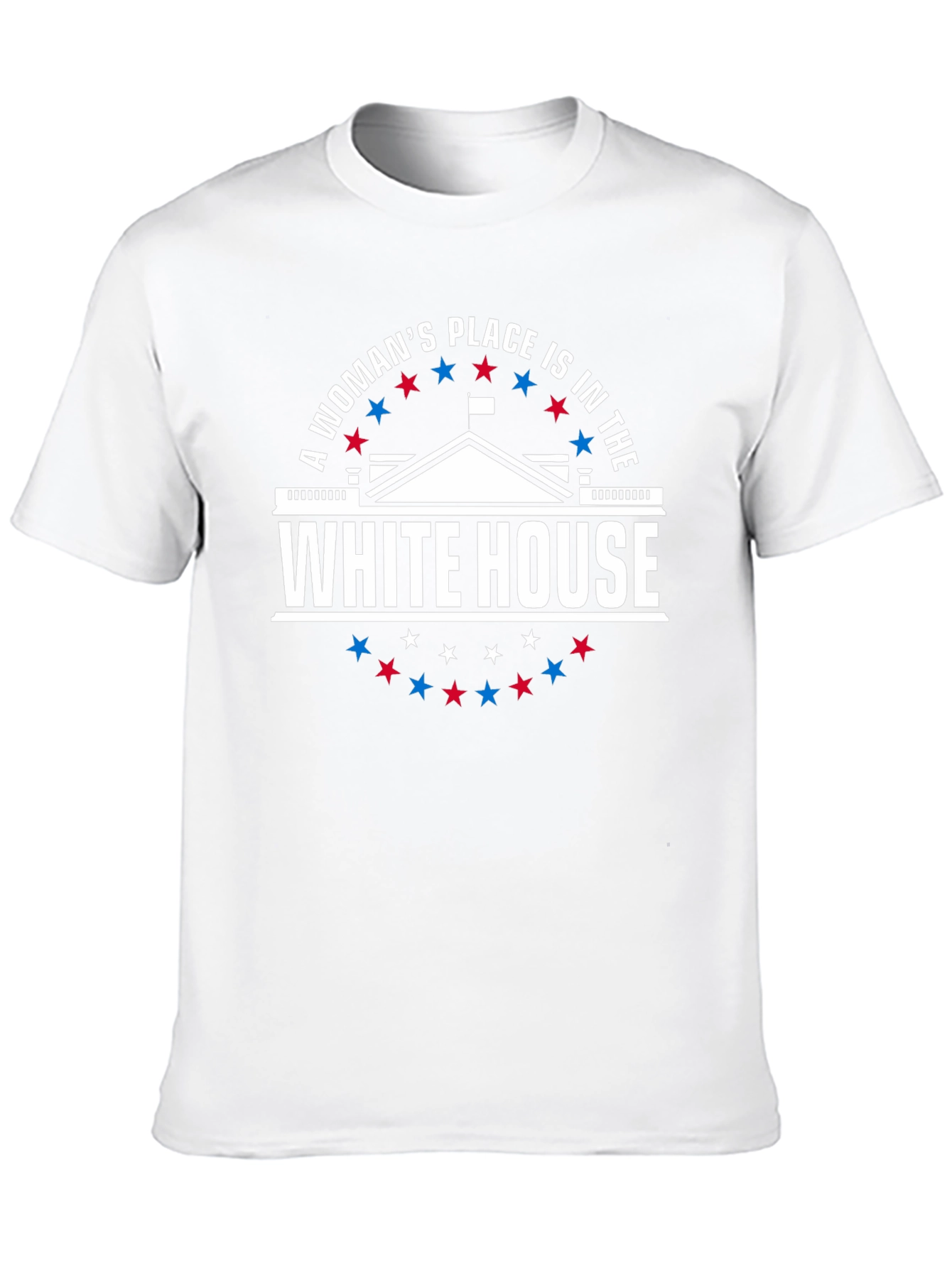 Camiseta con mensaje feminista White House