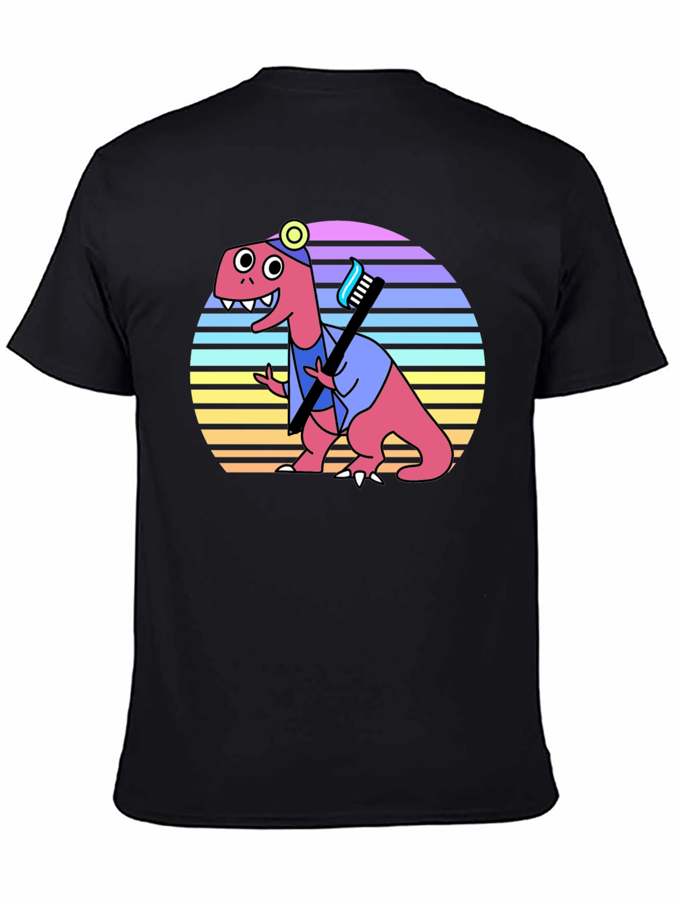 Camiseta Divertida de Dentista Dinosaurio