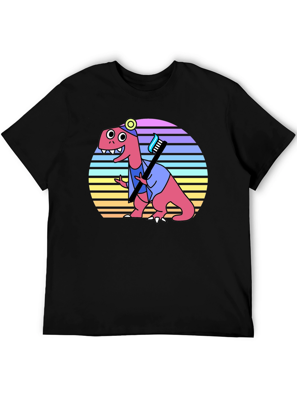 Camiseta Divertida de Dentista Dinosaurio
