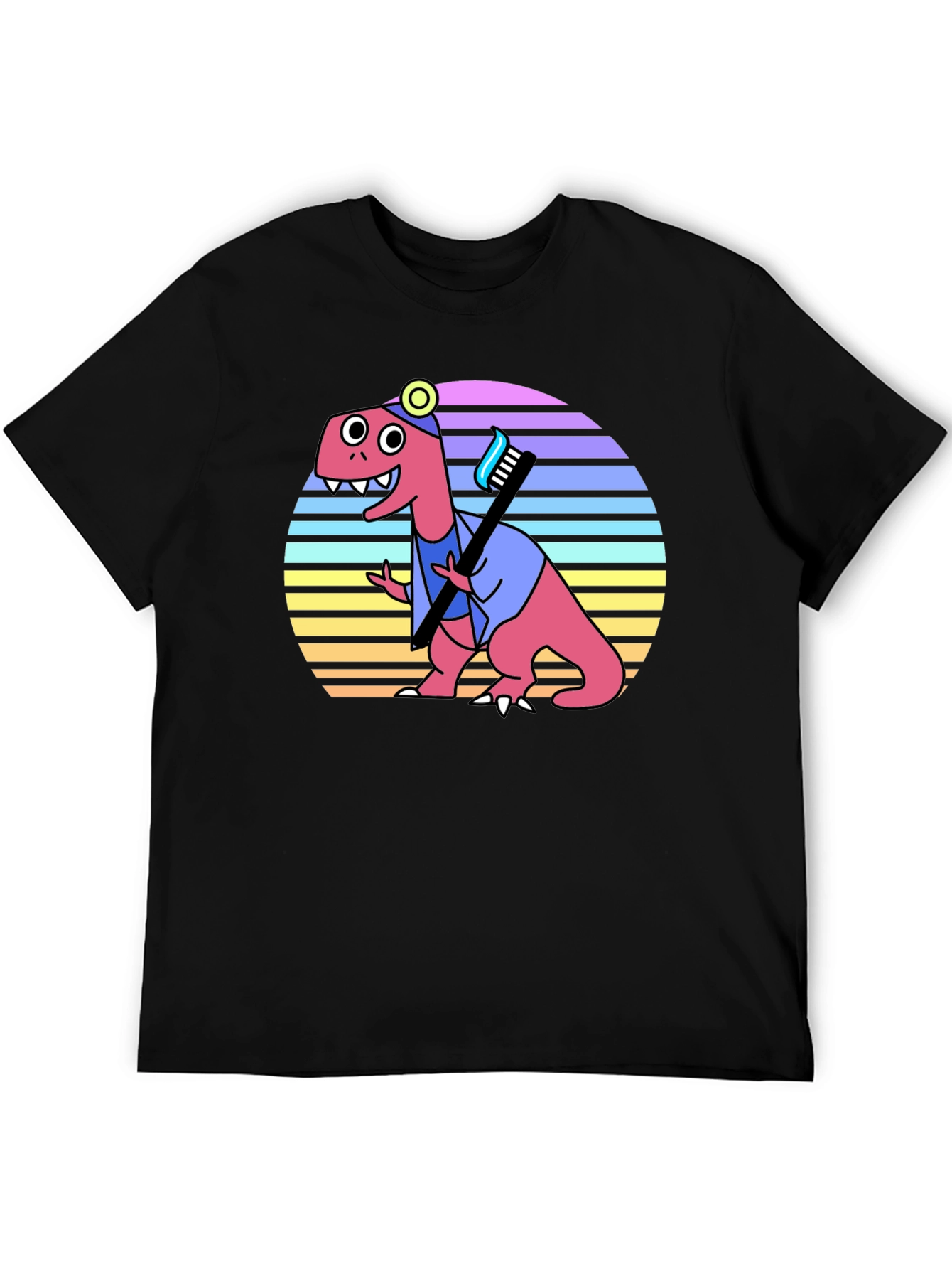 Camiseta Divertida de Dentista Dinosaurio