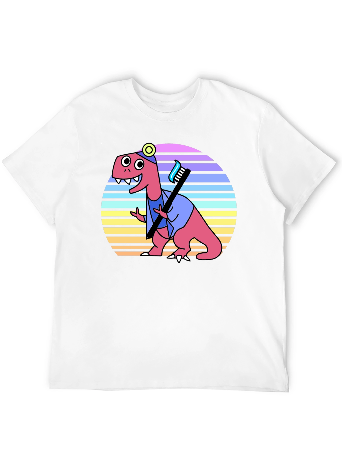 Camiseta Divertida de Dentista Dinosaurio
