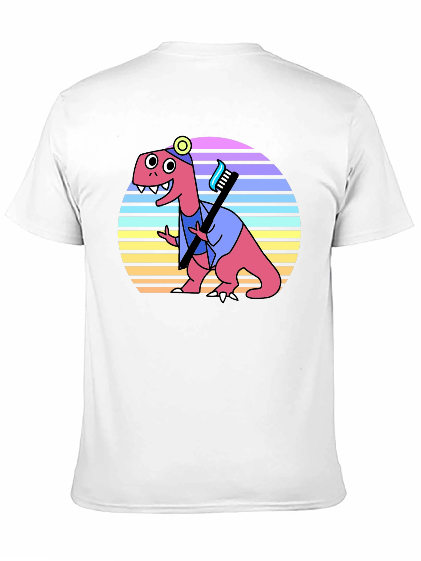 Camiseta Divertida de Dentista Dinosaurio