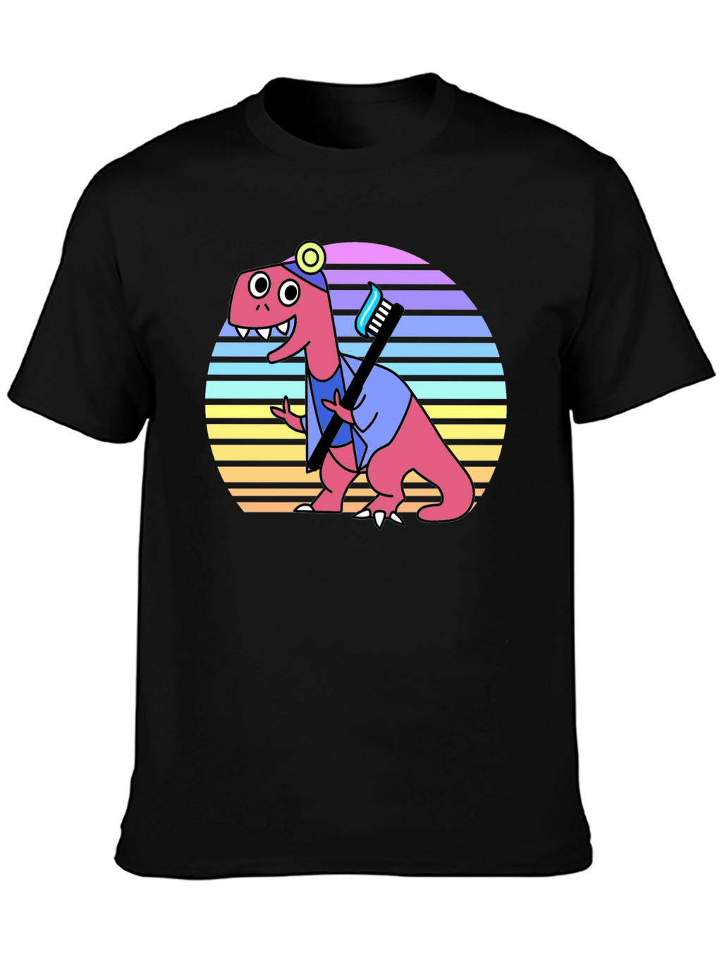 Camiseta Divertida de Dentista Dinosaurio