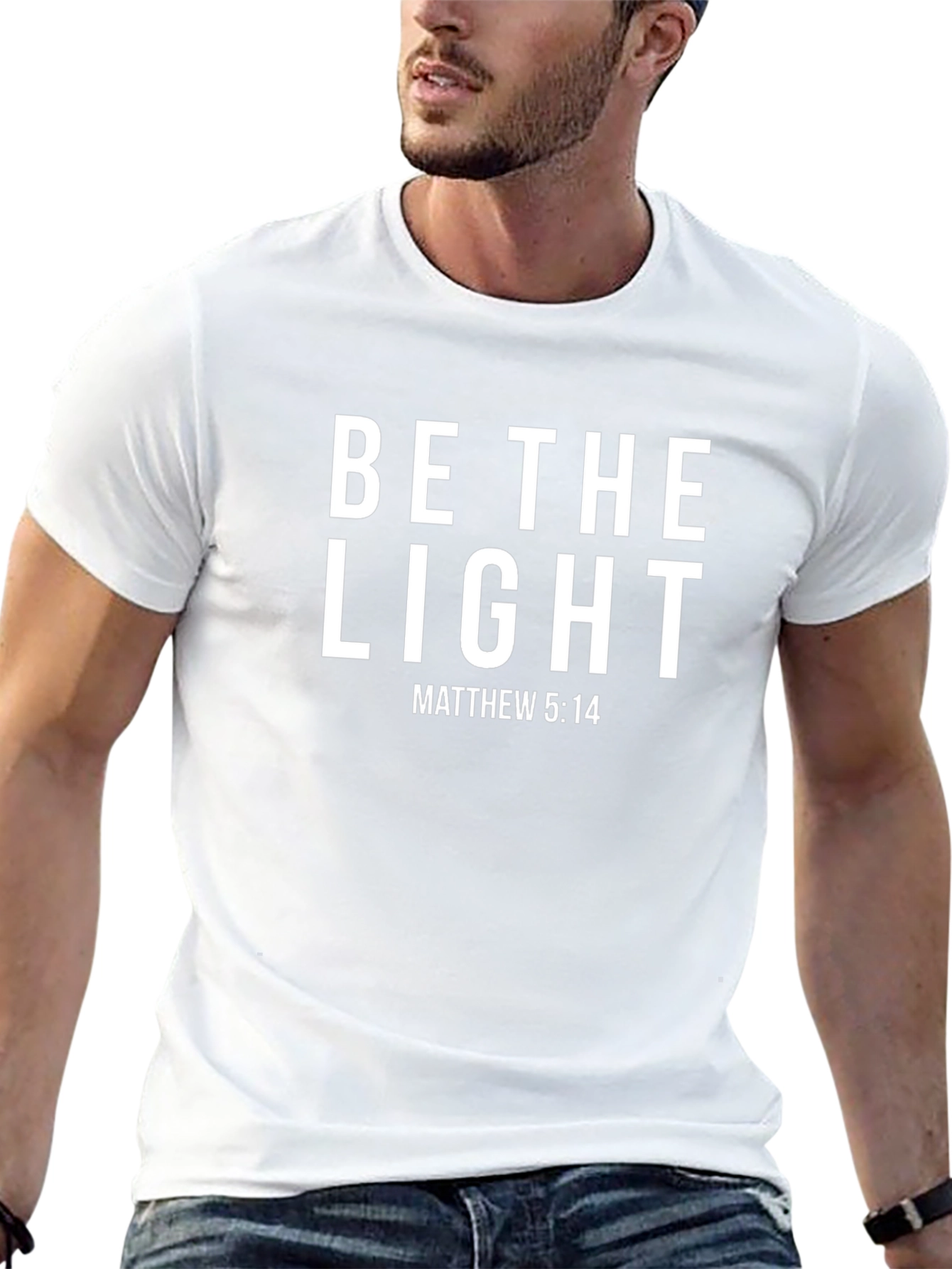 Camiseta Cristiana Sé la Luz - Inspiración y Fe