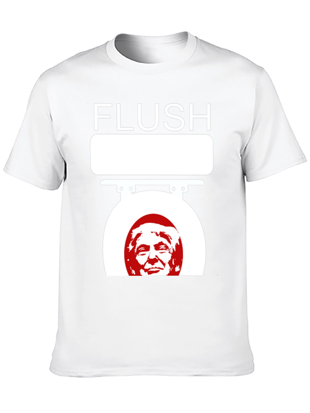Camiseta Flush Trump Negra para Adulto