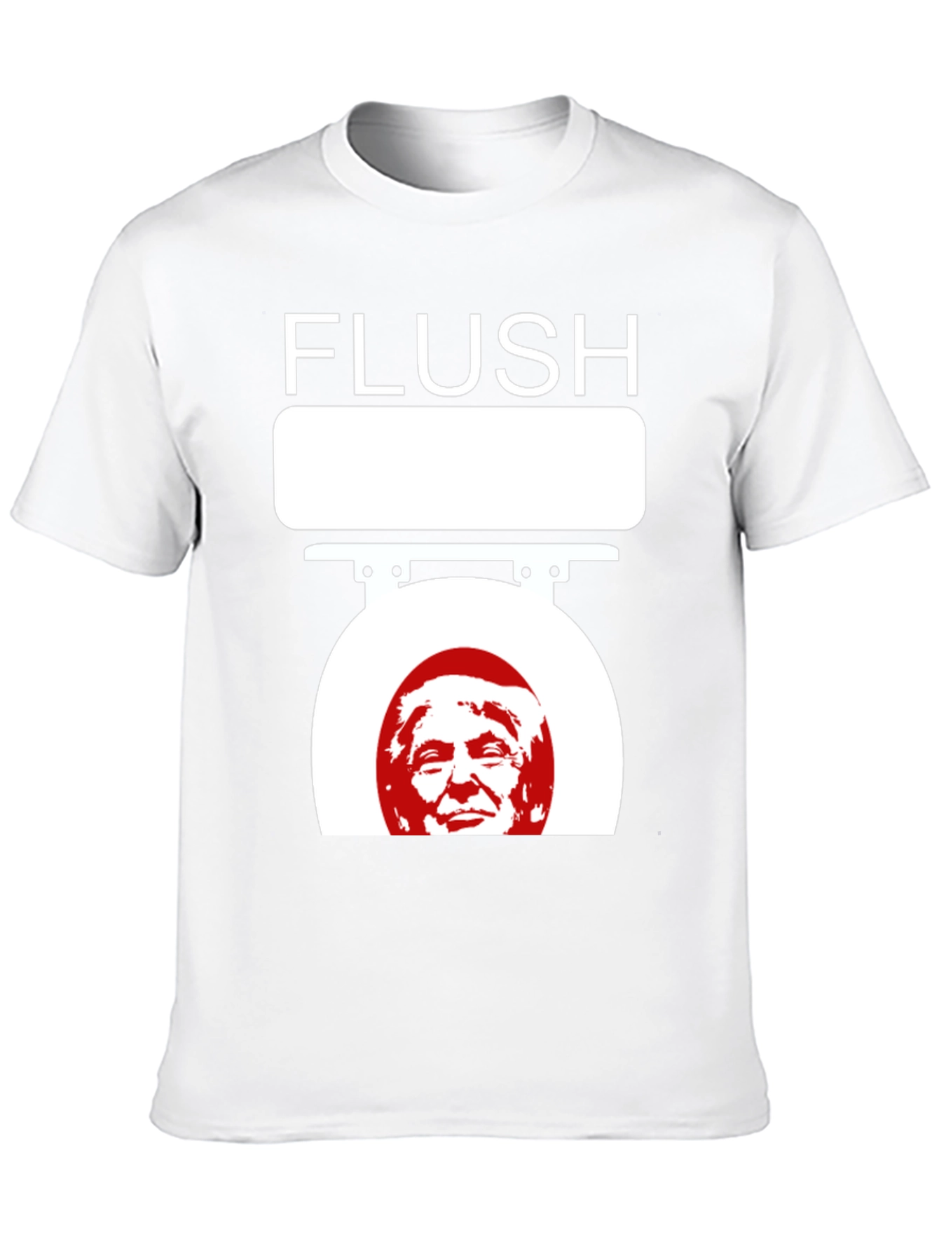 Camiseta Flush Trump Negra para Adulto