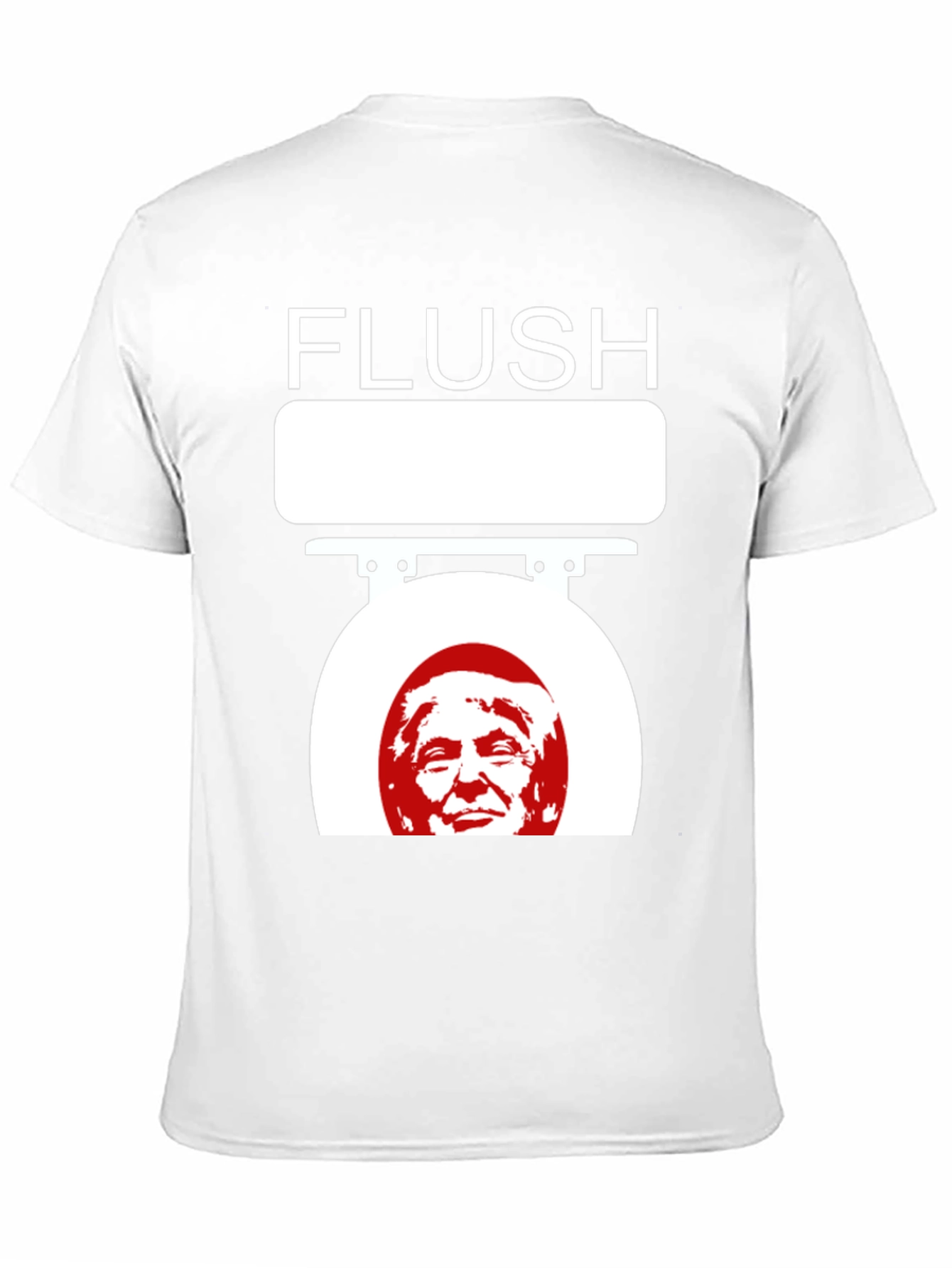 Camiseta Flush Trump Negra para Adulto