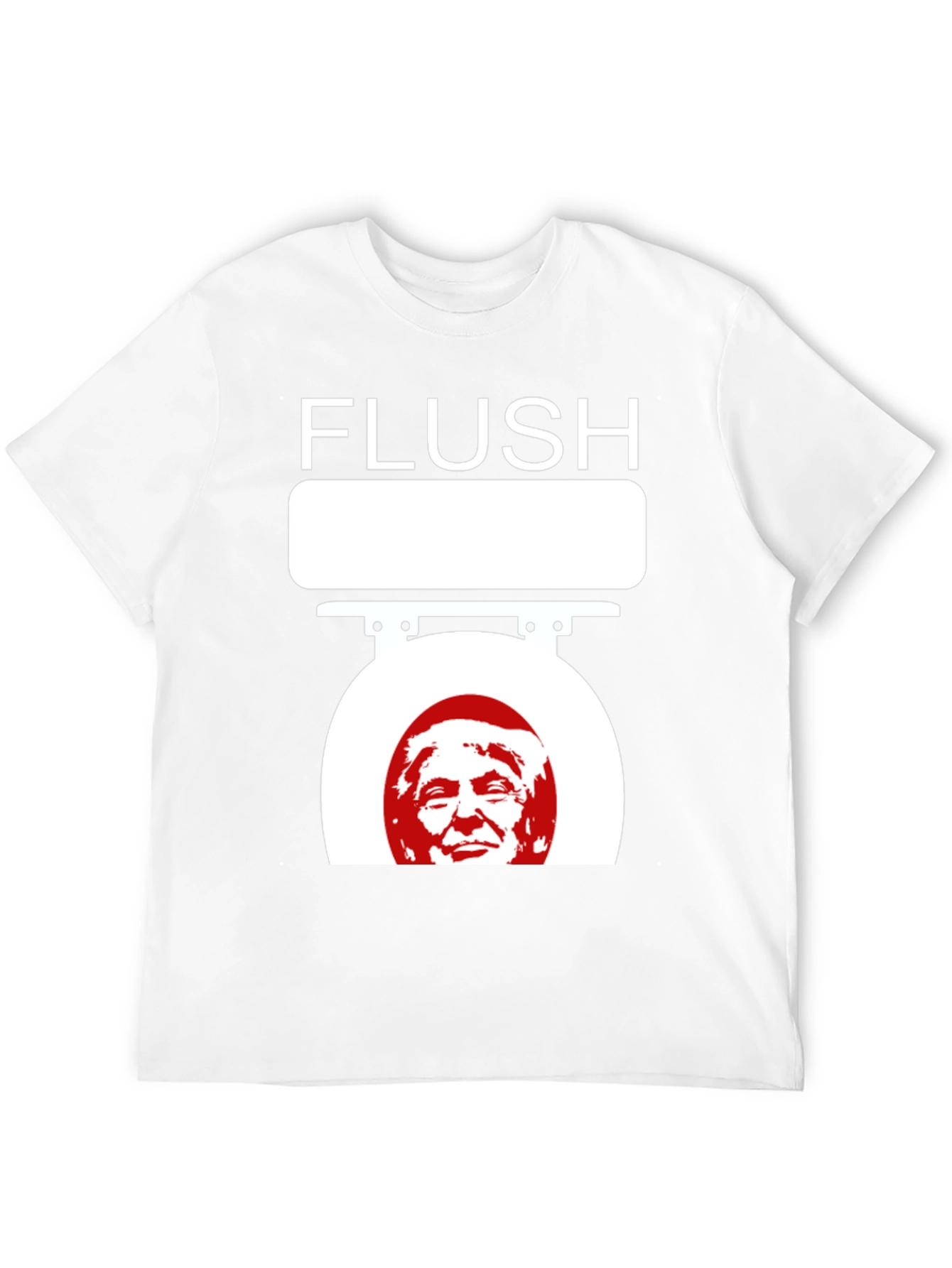 Camiseta Flush Trump Negra para Adulto