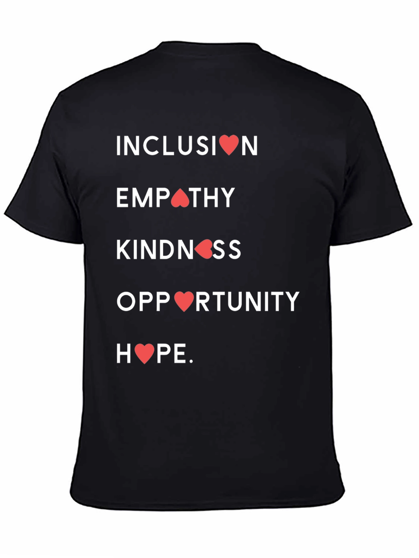 Camiseta con Mensaje Inclusivo