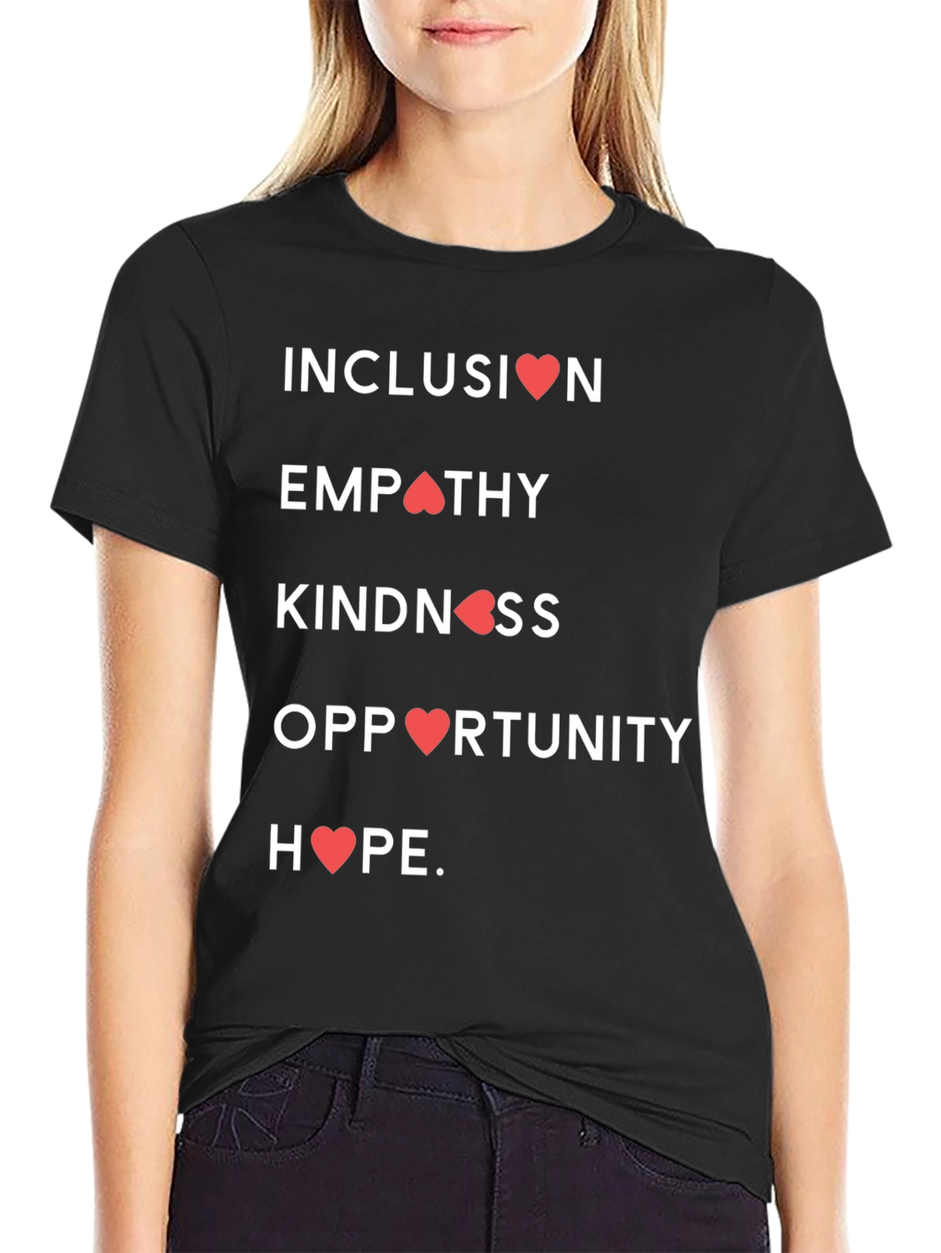 Camiseta con Mensaje Inclusivo