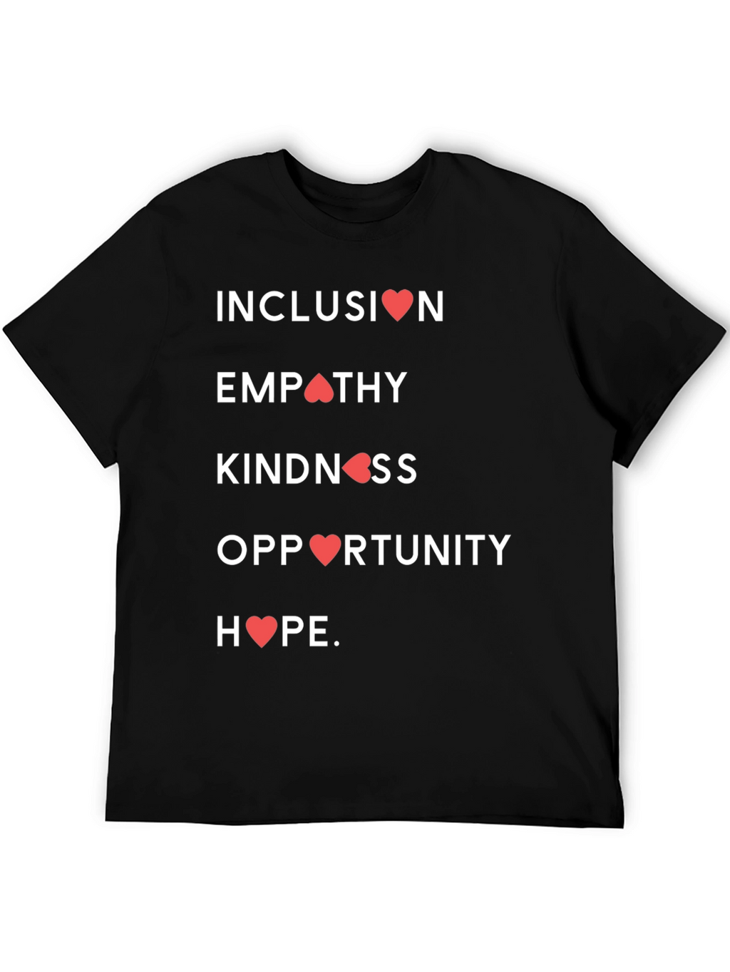 Camiseta con Mensaje Inclusivo