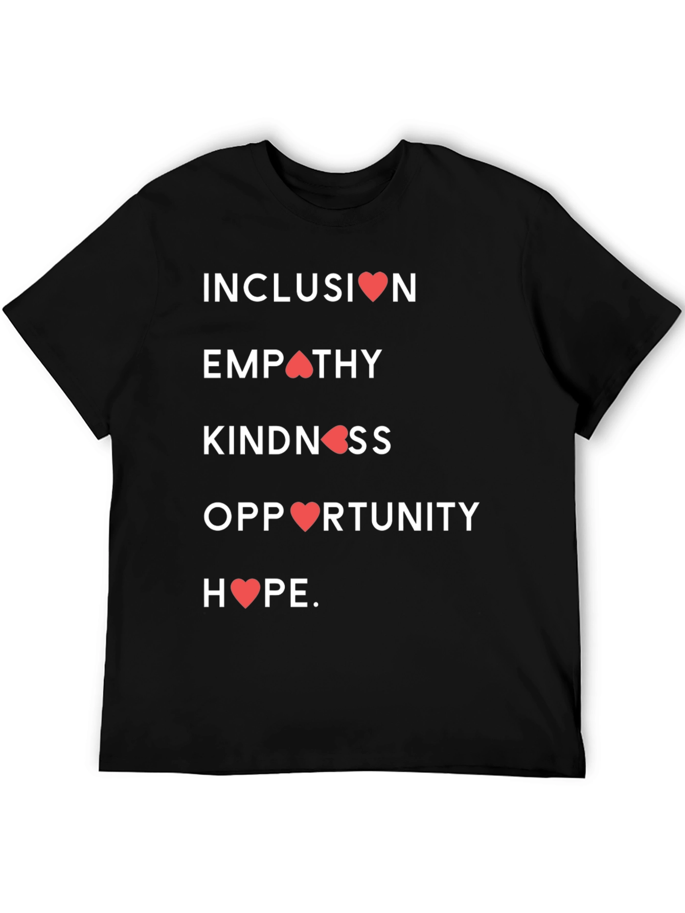 Camiseta con Mensaje Inclusivo