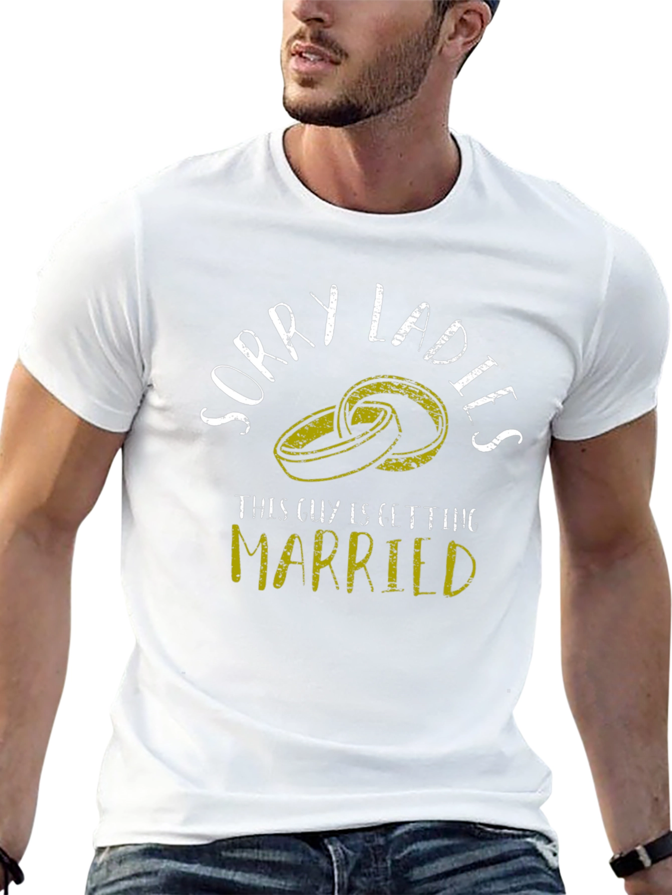 Camiseta de Hombre: ¡Lo siento señoras me caso!