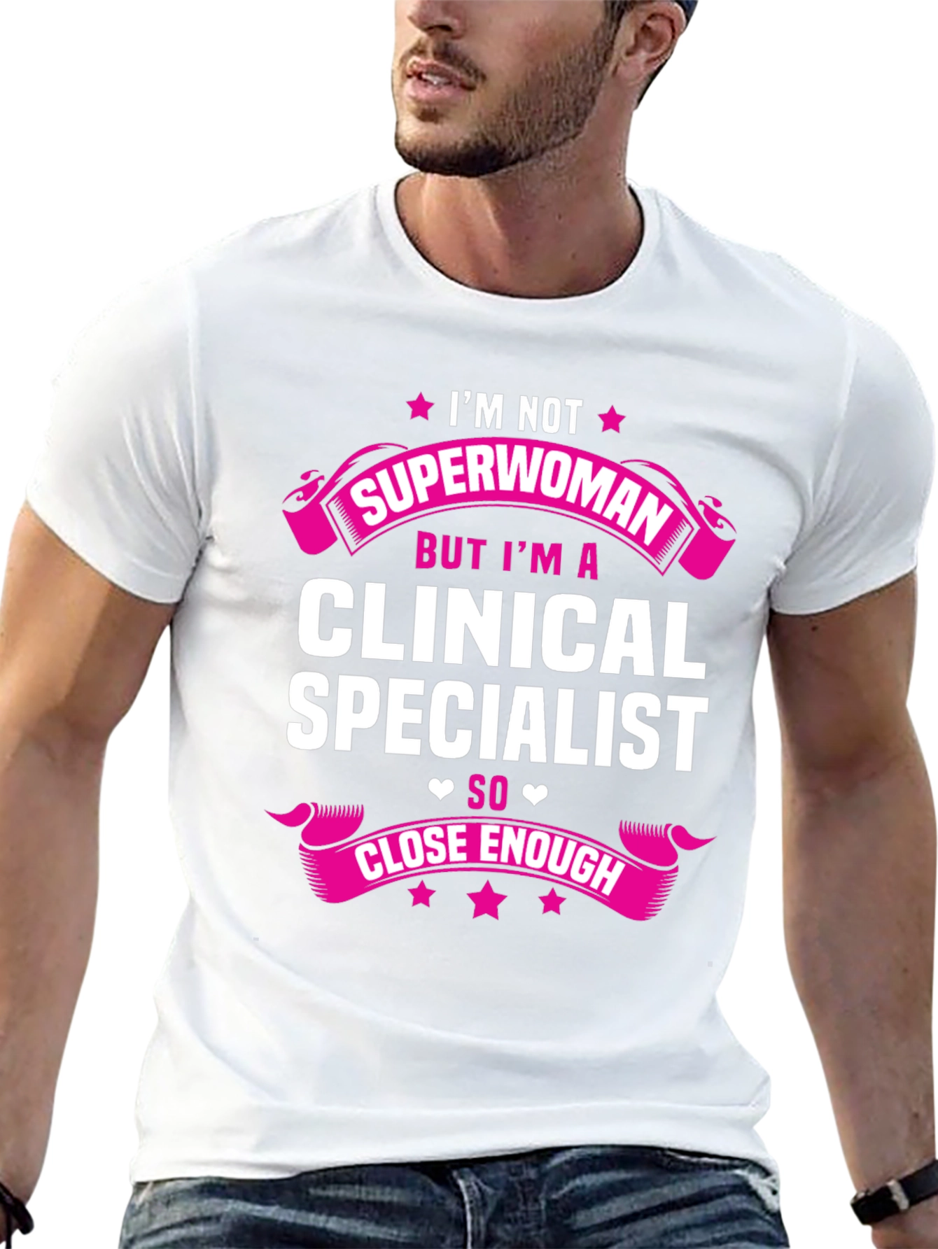 Camiseta Especialista Clínica - Casi Superwoman