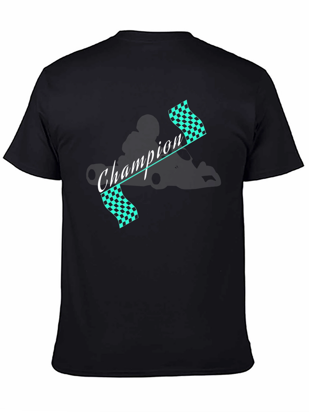 Camiseta Champion Racing Negra Algodón Hombre