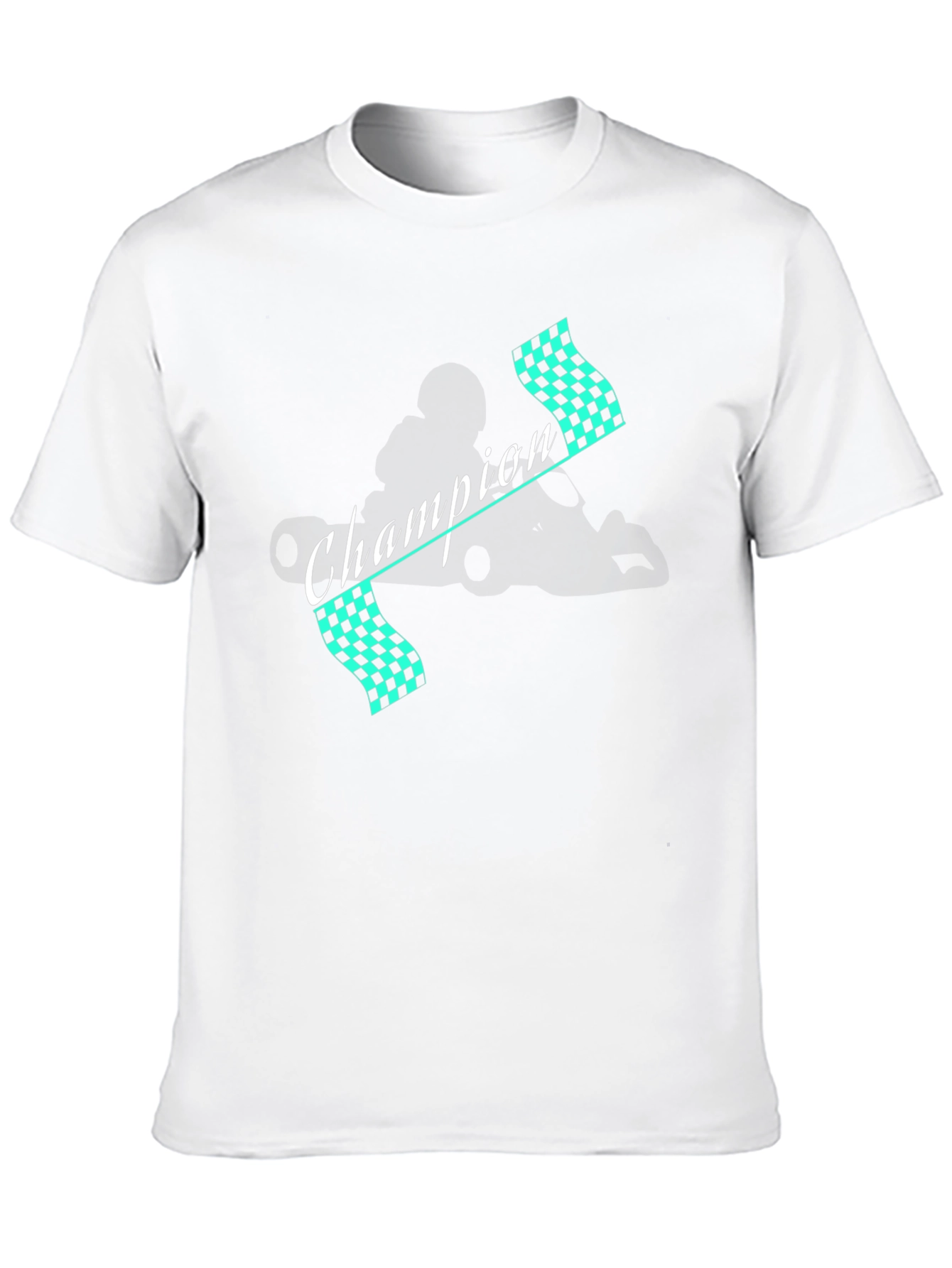 Camiseta Champion Racing Negra Algodón Hombre