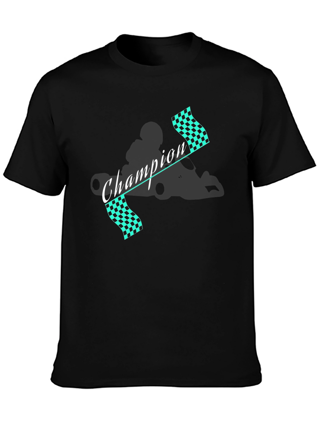 Camiseta Champion Racing Negra Algodón Hombre