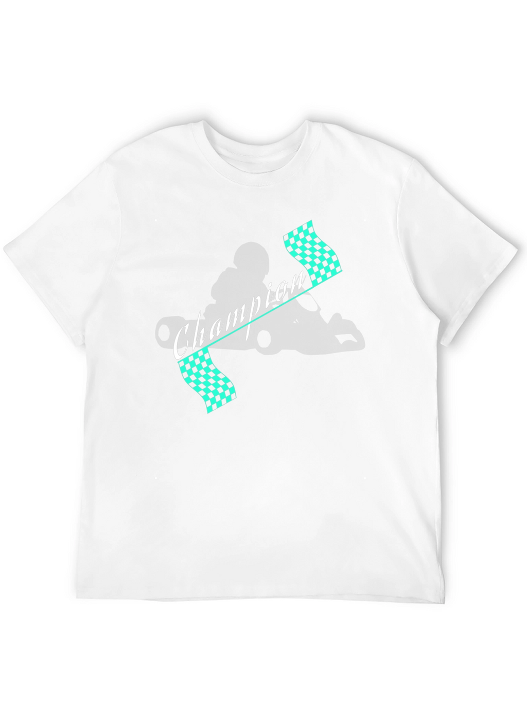 Camiseta Champion Racing Negra Algodón Hombre