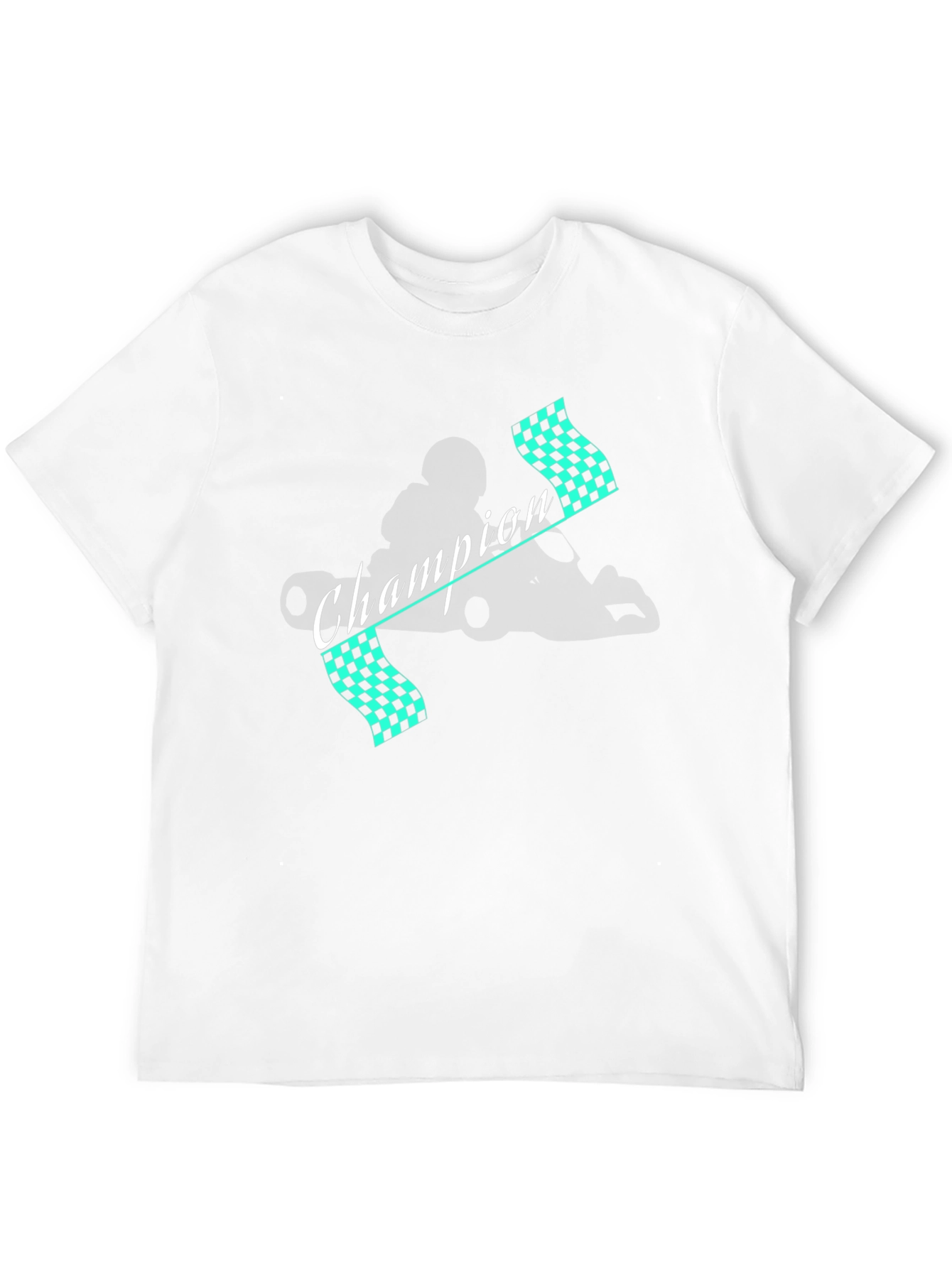 Camiseta Champion Racing Negra Algodón Hombre