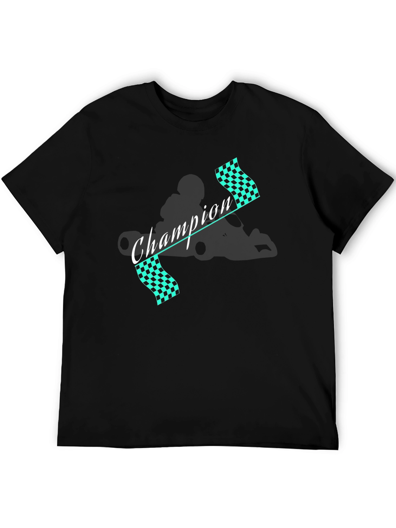 Camiseta Champion Racing Negra Algodón Hombre