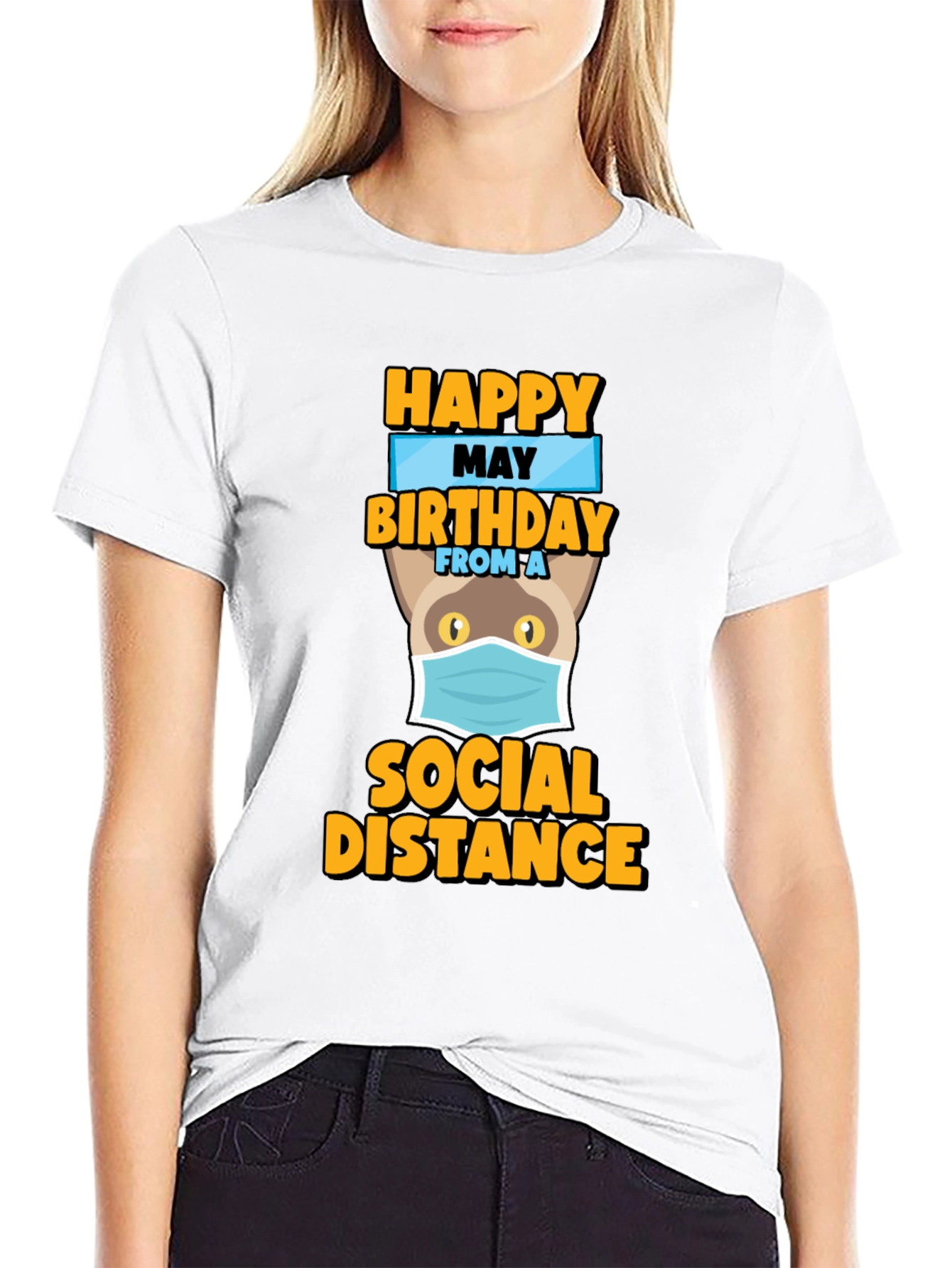 Camiseta Feliz Cumpleaños desde la Distancia Social