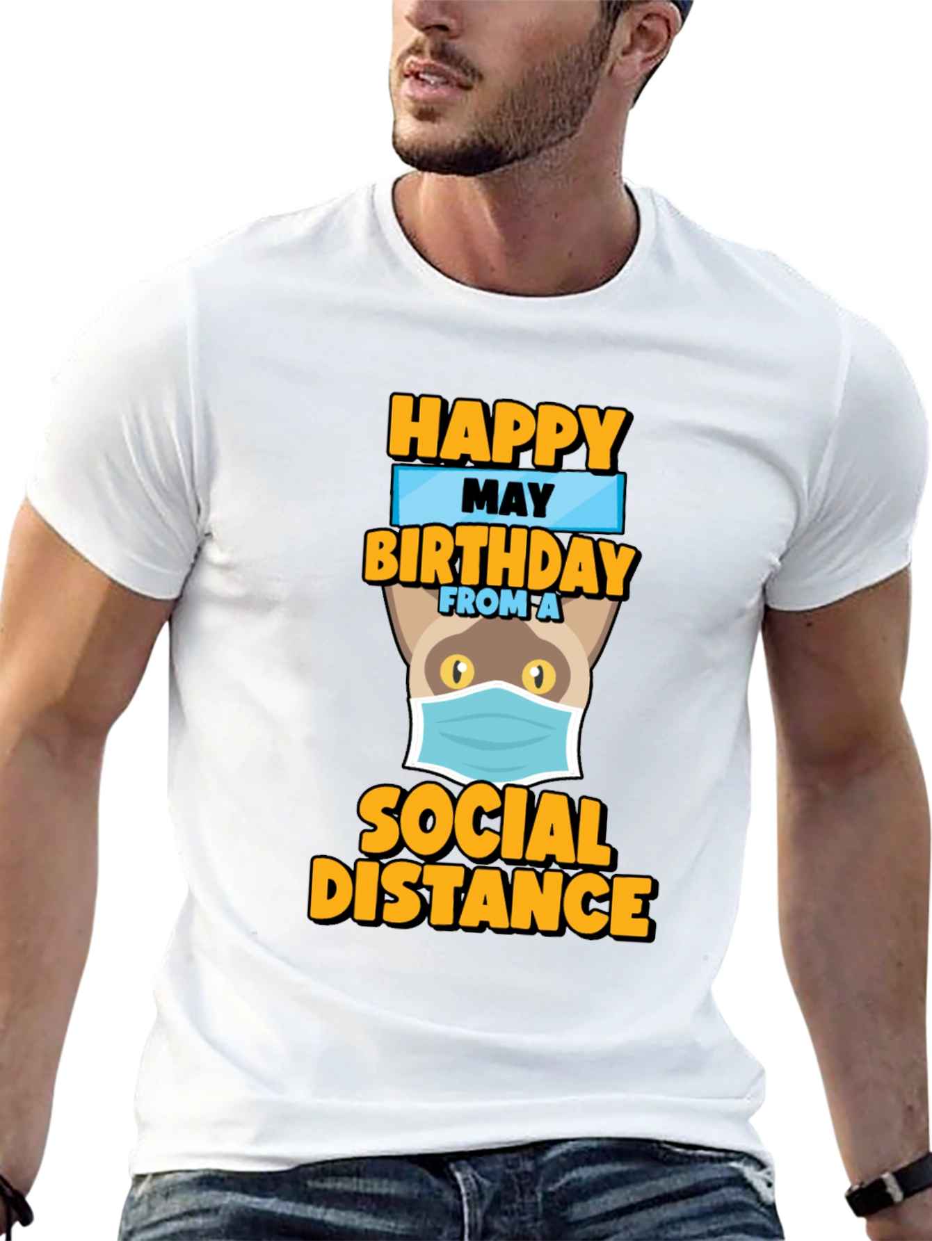 Camiseta Feliz Cumpleaños desde la Distancia Social