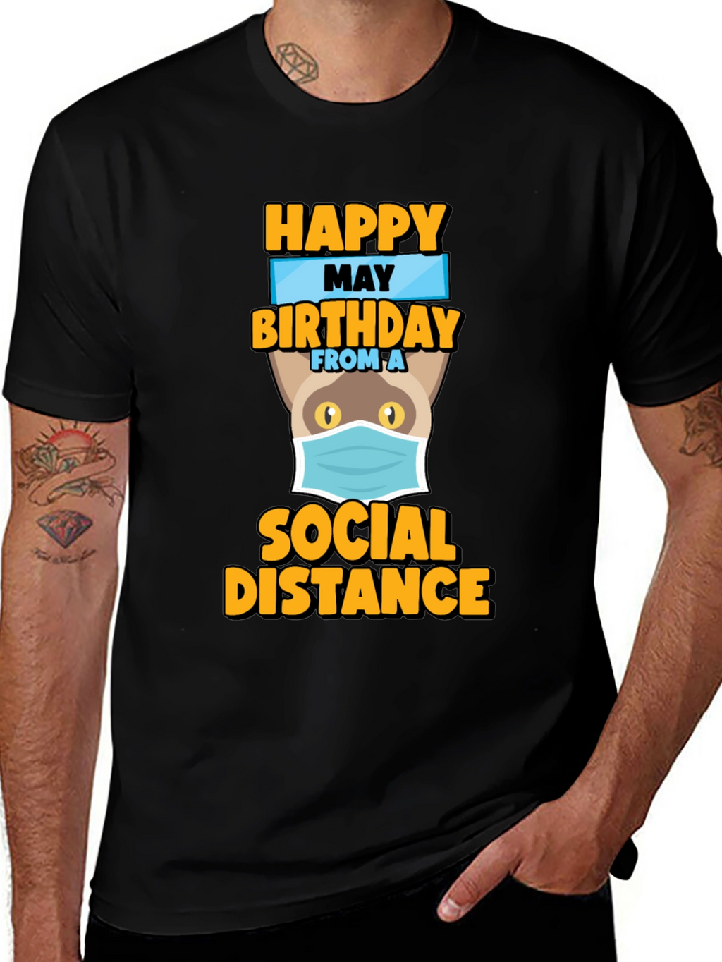 Camiseta Feliz Cumpleaños desde la Distancia Social