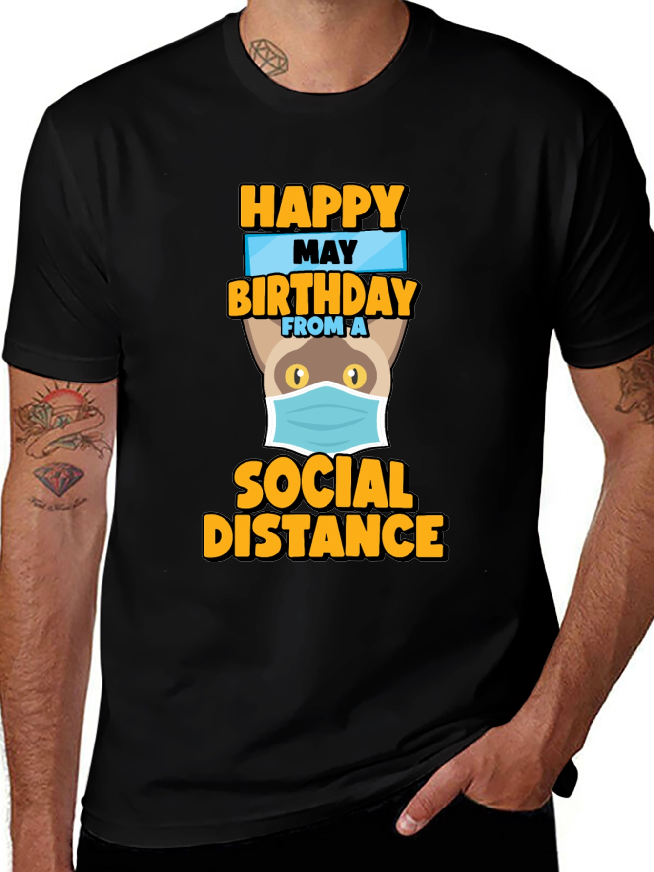 Camiseta Feliz Cumpleaños desde la Distancia Social