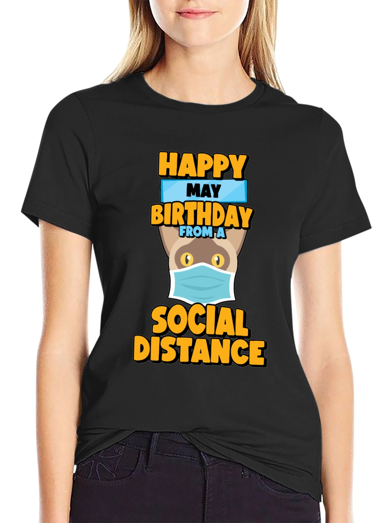 Camiseta Feliz Cumpleaños desde la Distancia Social