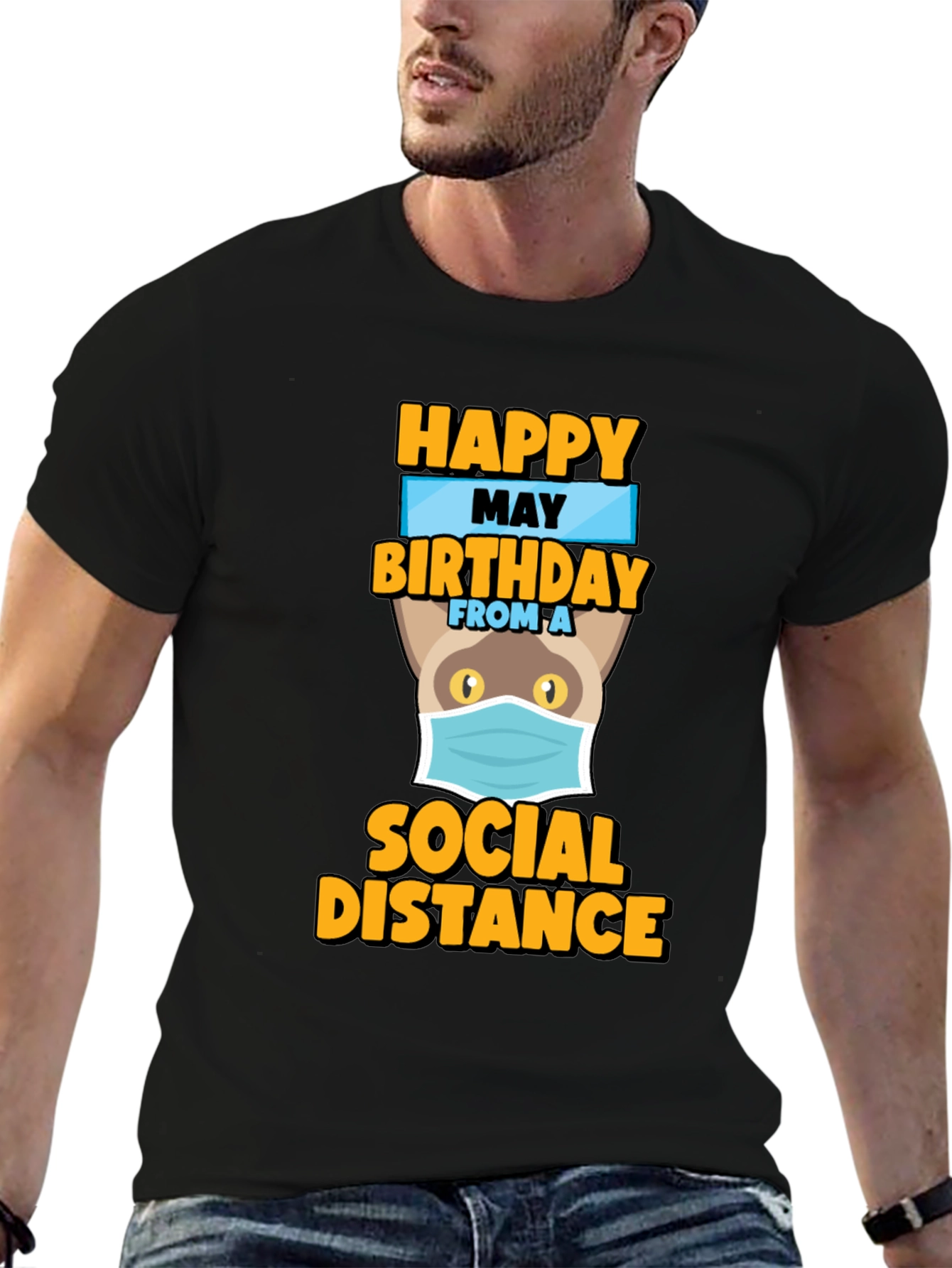 Camiseta Feliz Cumpleaños desde la Distancia Social