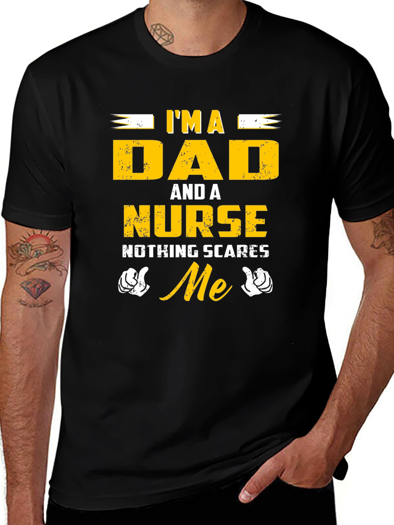 Camiseta Divertida Día del Padre: Papá y Enfermero