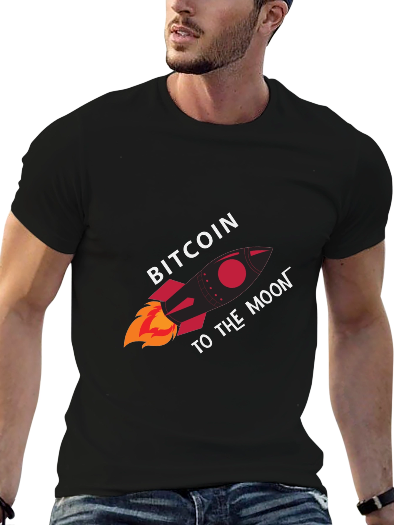 Camiseta Bitcoin: ¡A la Luna!