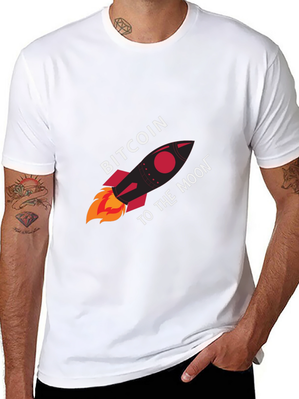 Camiseta Bitcoin: ¡A la Luna!