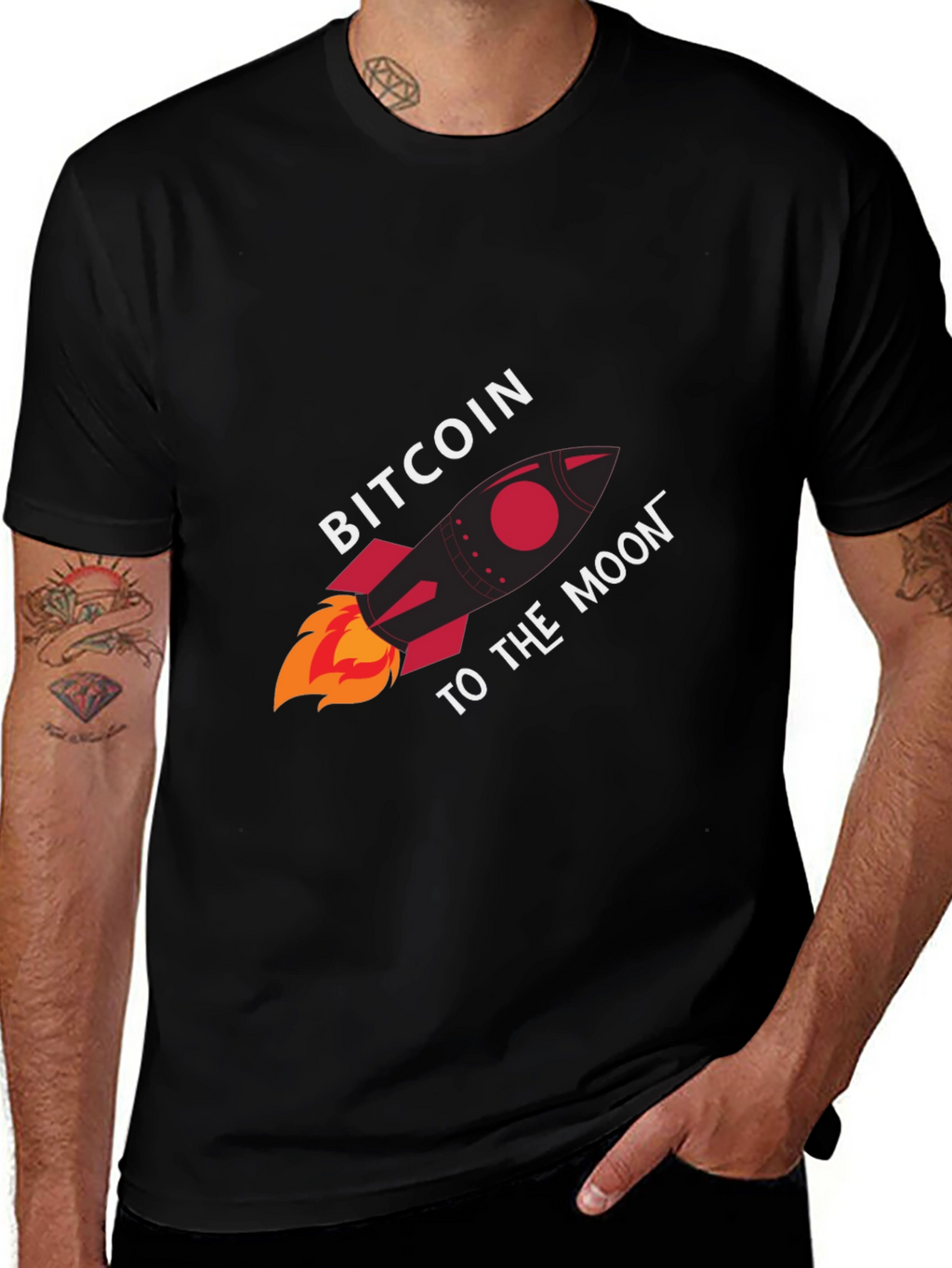 Camiseta Bitcoin: ¡A la Luna!