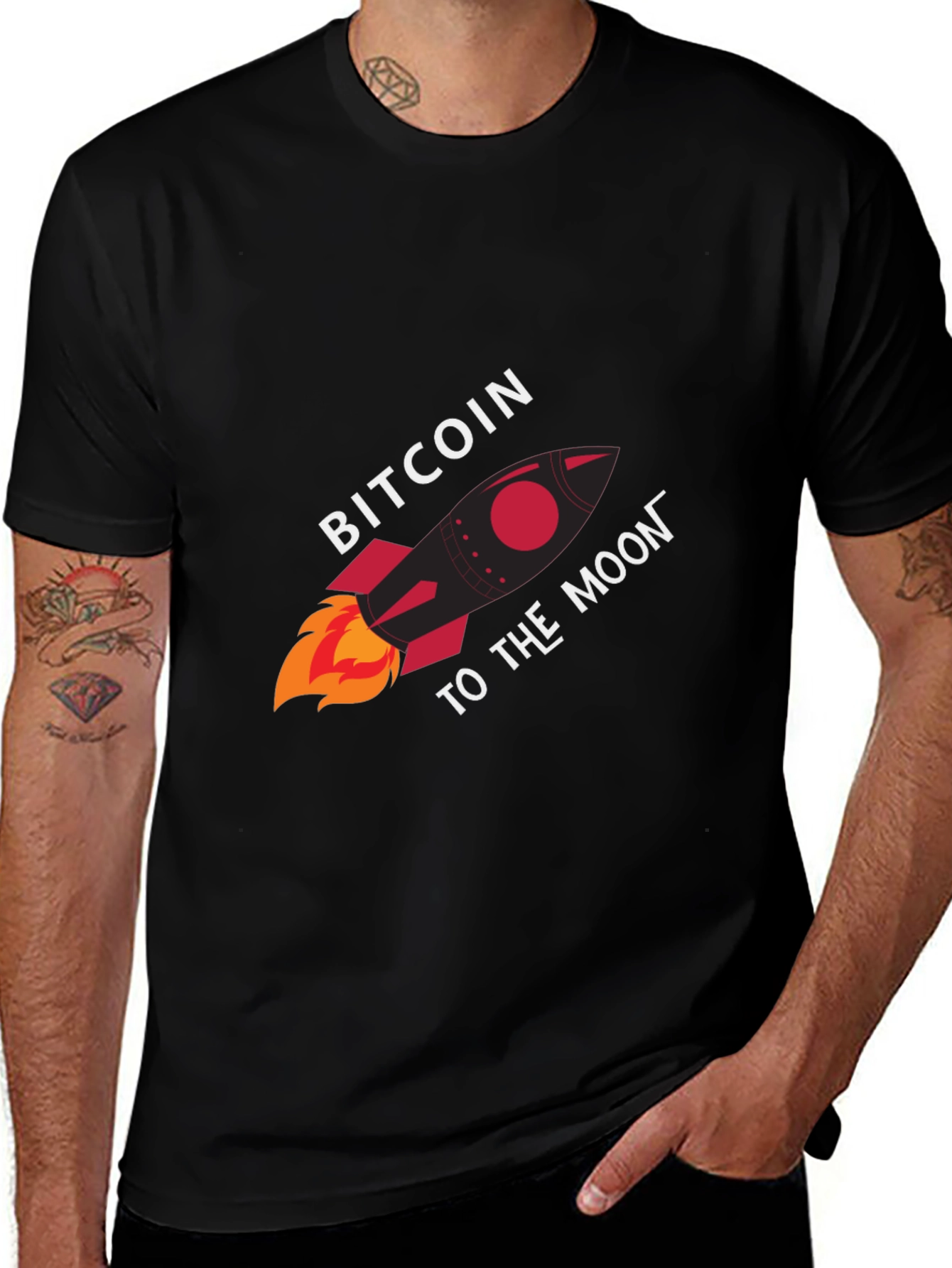 Camiseta Bitcoin: ¡A la Luna!