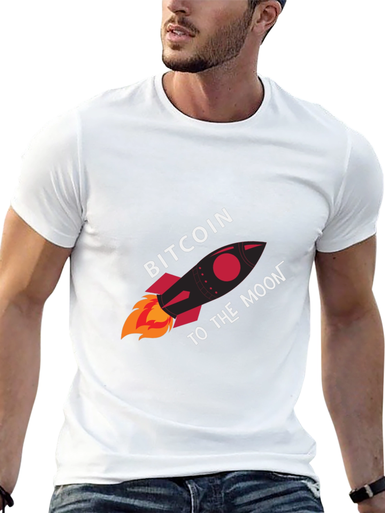 Camiseta Bitcoin: ¡A la Luna!