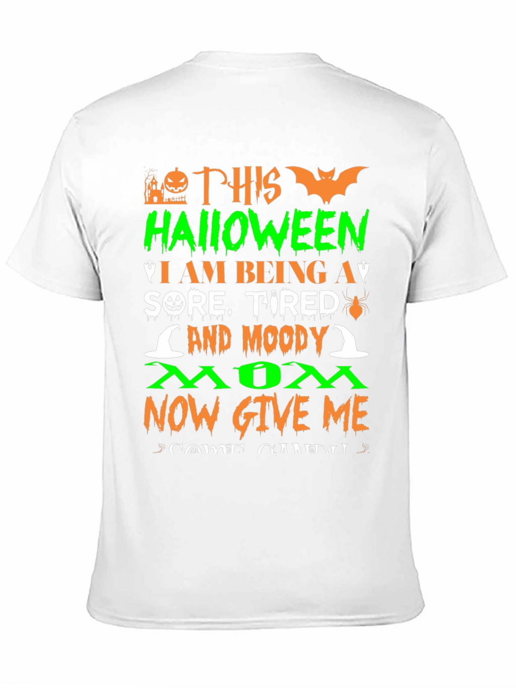 Camiseta Halloween Mamá Cansada - ¡Dame Dulces!