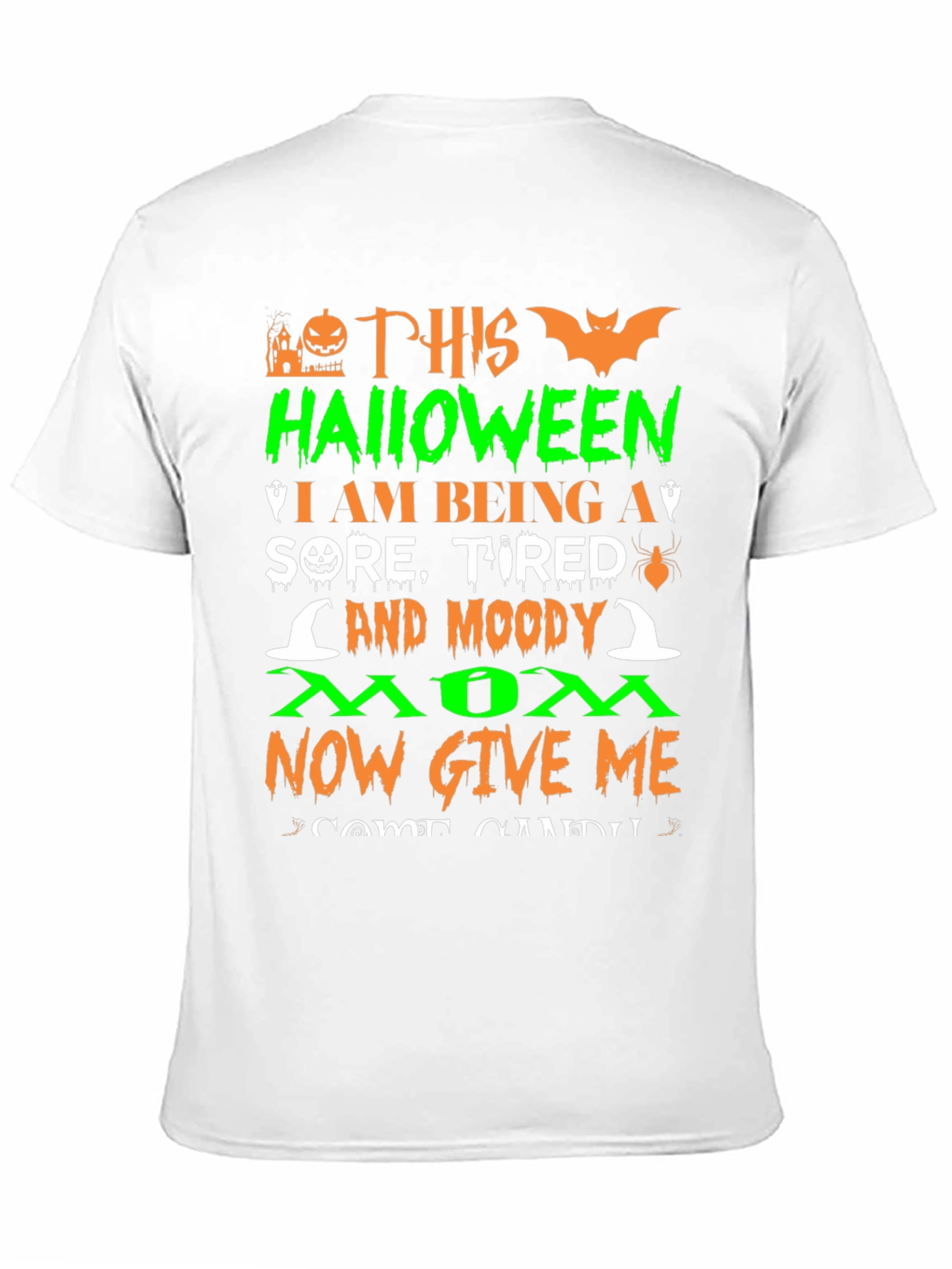 Camiseta Halloween Mamá Cansada - ¡Dame Dulces!