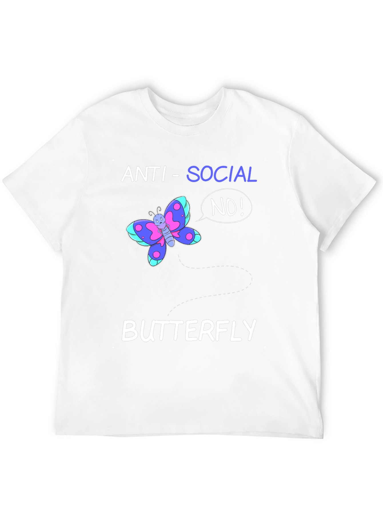 Camiseta Anti-Social Butterfly
