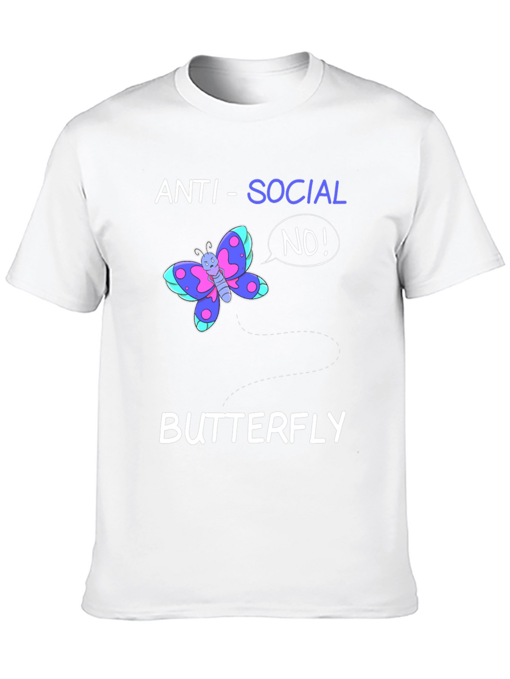 Camiseta Anti-Social Butterfly