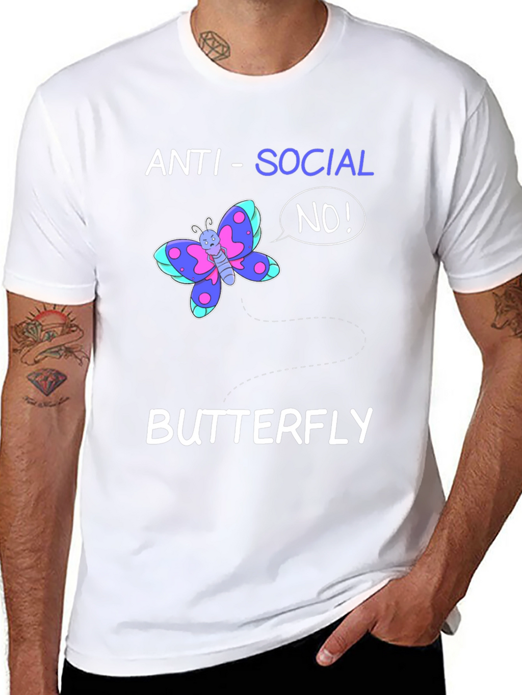 Camiseta Anti-Social Butterfly