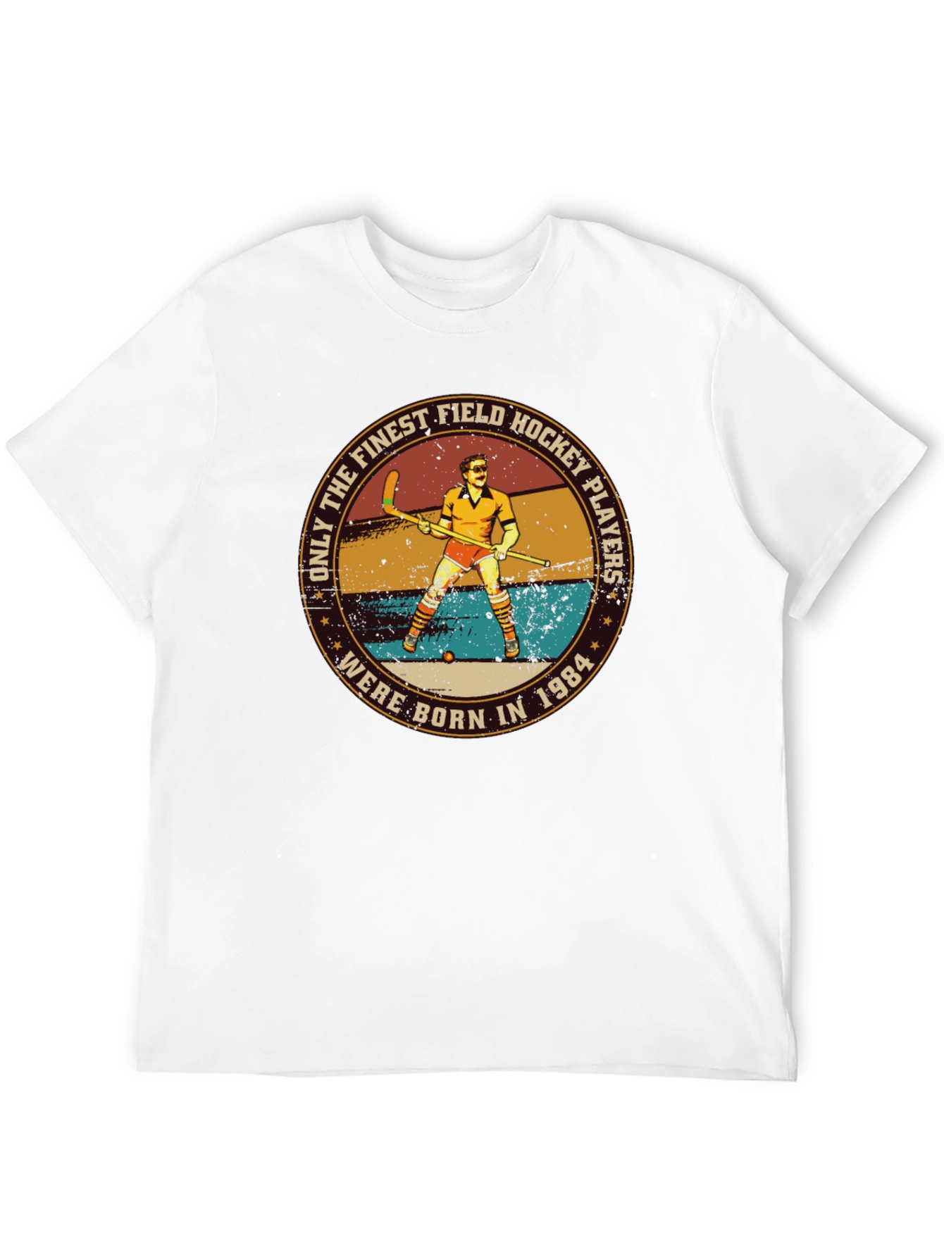 Camiseta Hombre Field Hockey Players Born in 1984