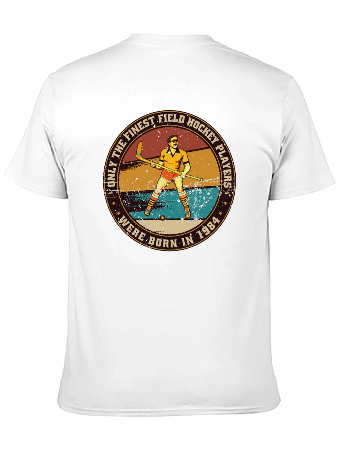 Camiseta Hombre Field Hockey Players Born in 1984