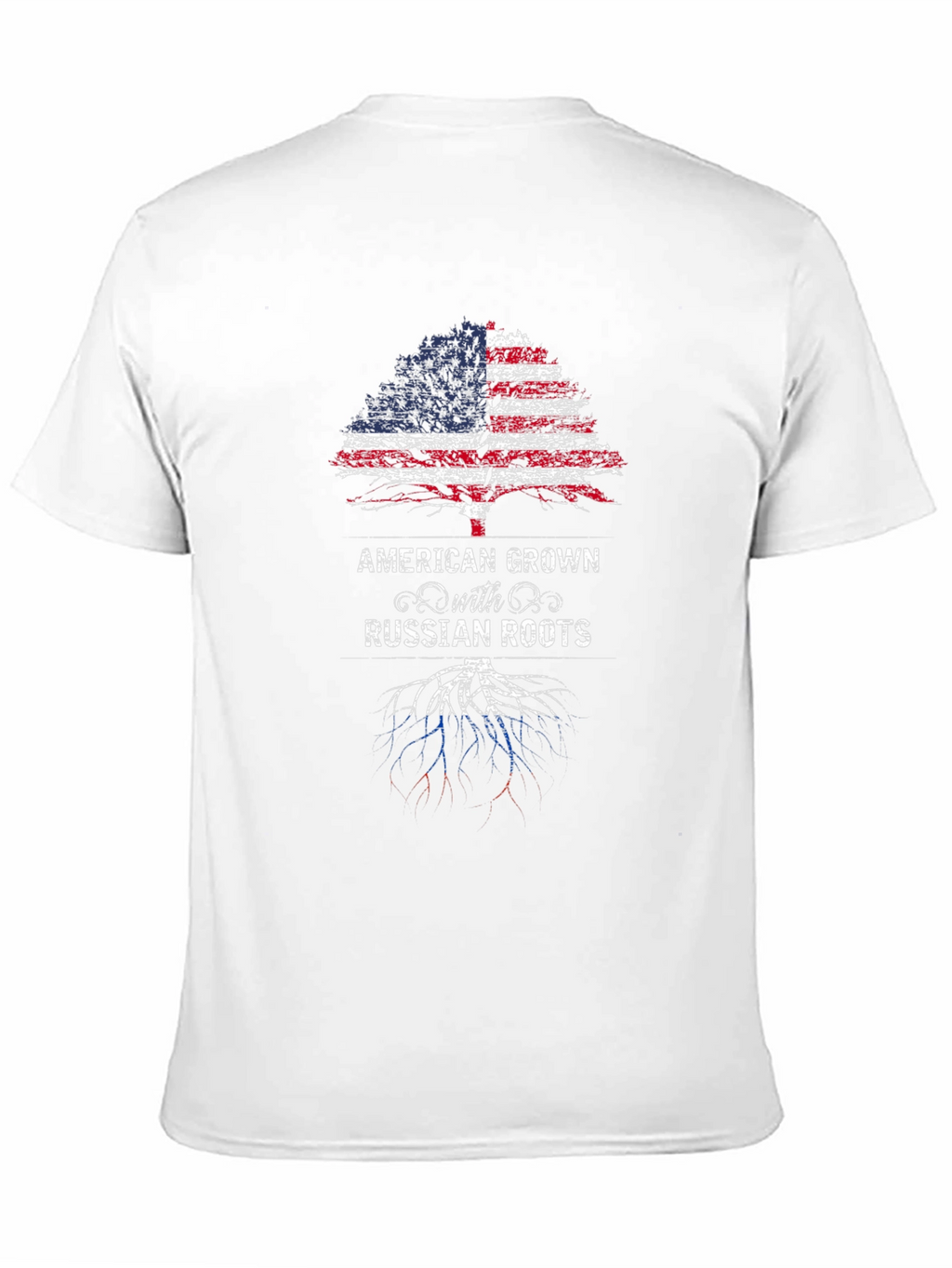 Camiseta American Grown with Russian Roots