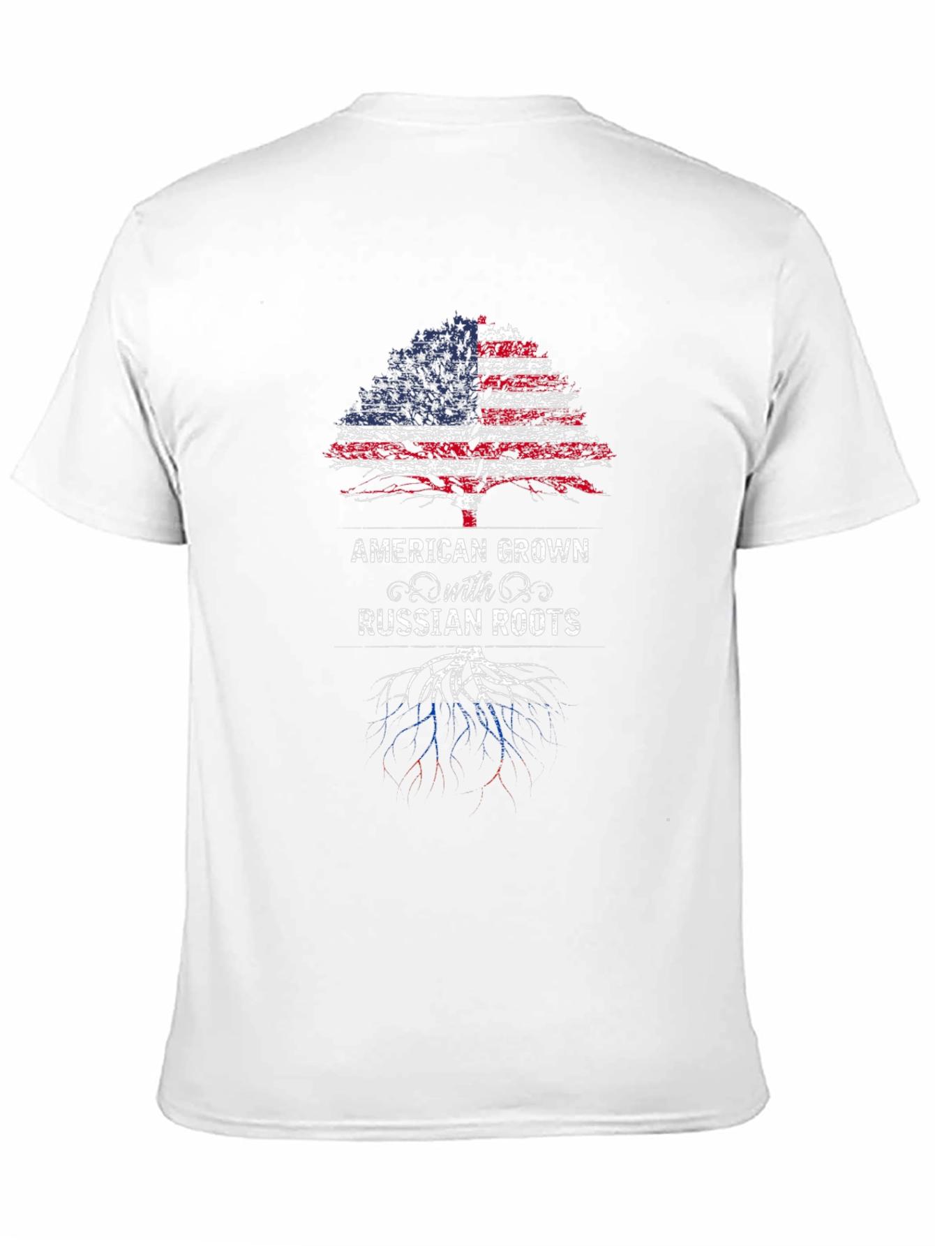 Camiseta American Grown with Russian Roots