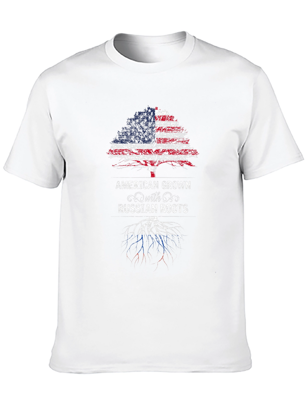 Camiseta American Grown with Russian Roots