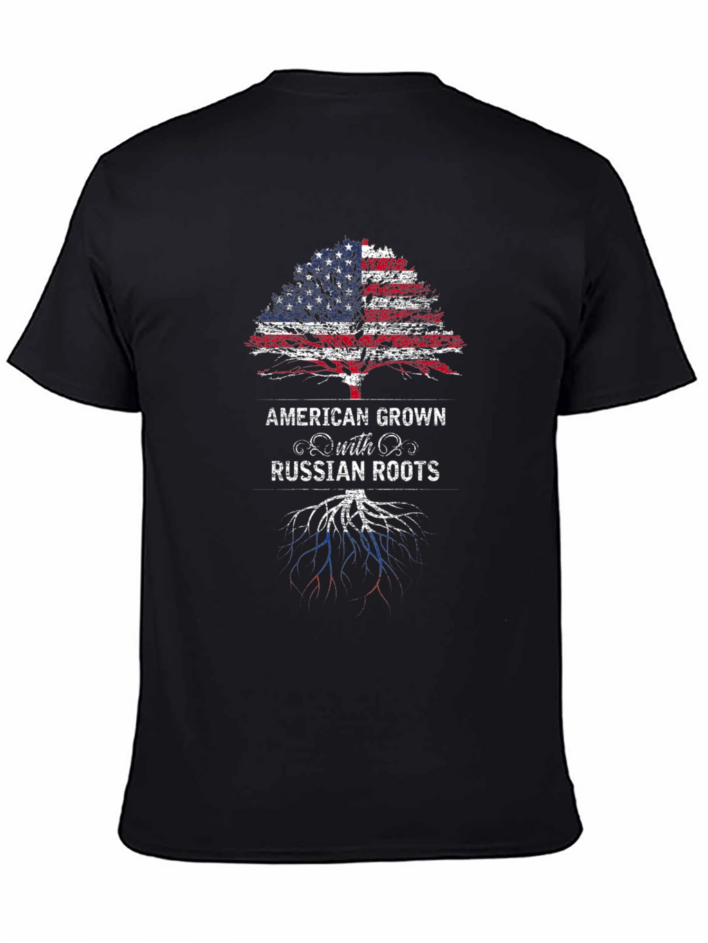 Camiseta American Grown with Russian Roots