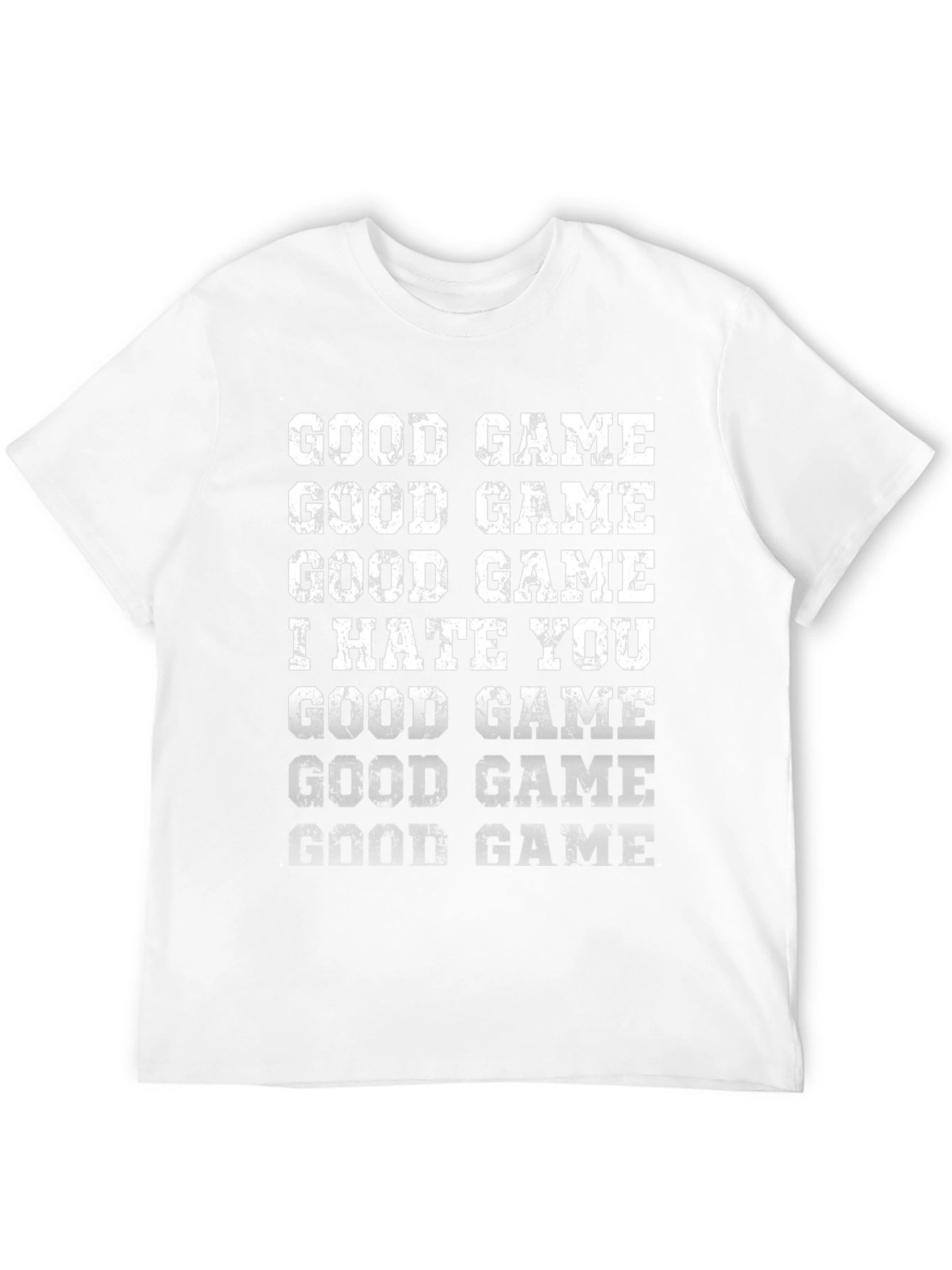 Camiseta Divertida Good Game I Hate You