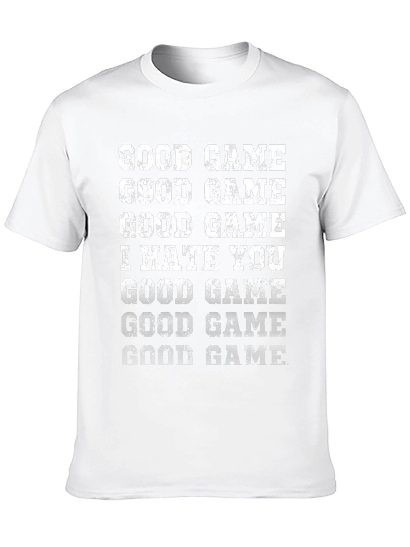 Camiseta Divertida Good Game I Hate You
