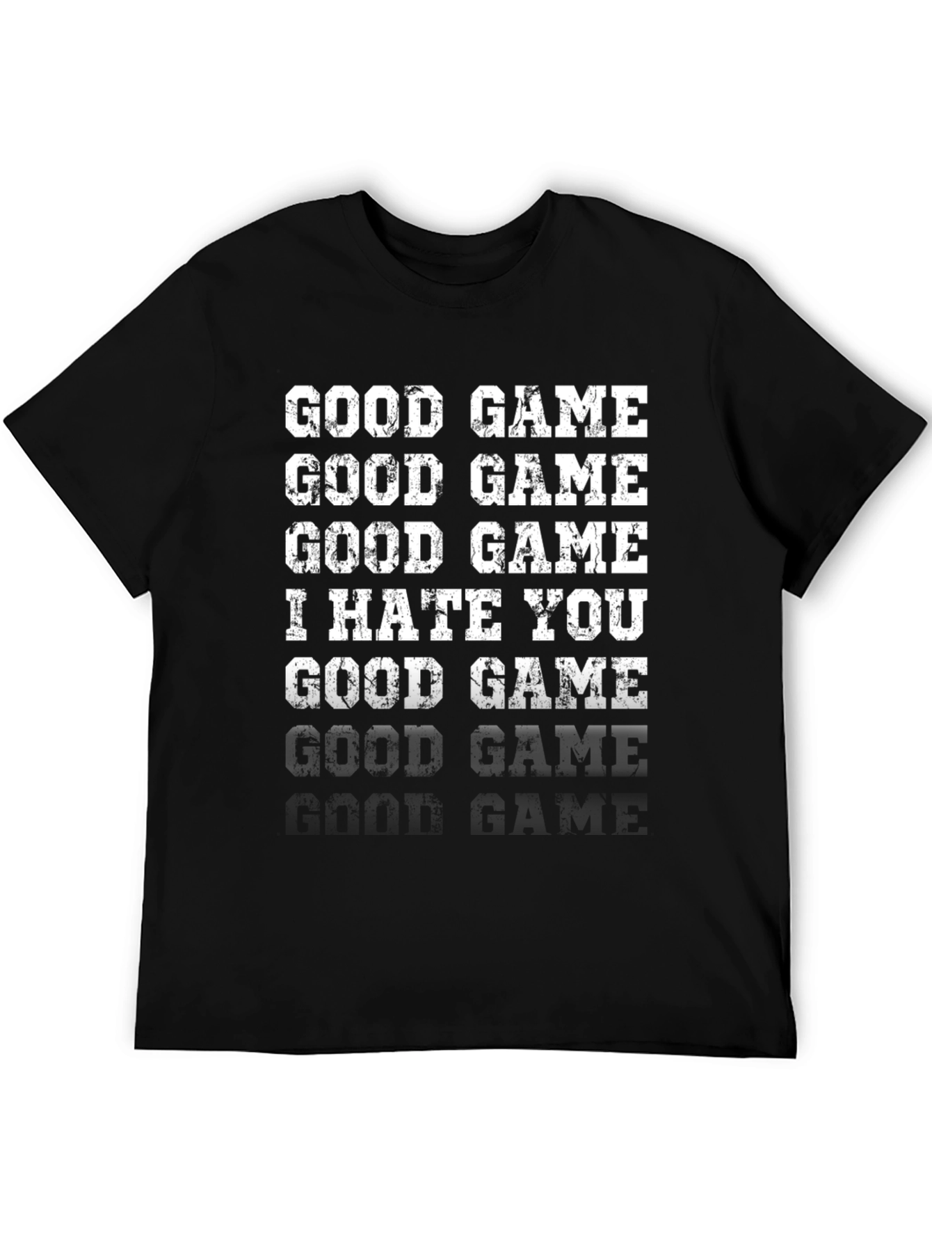Camiseta Divertida Good Game I Hate You